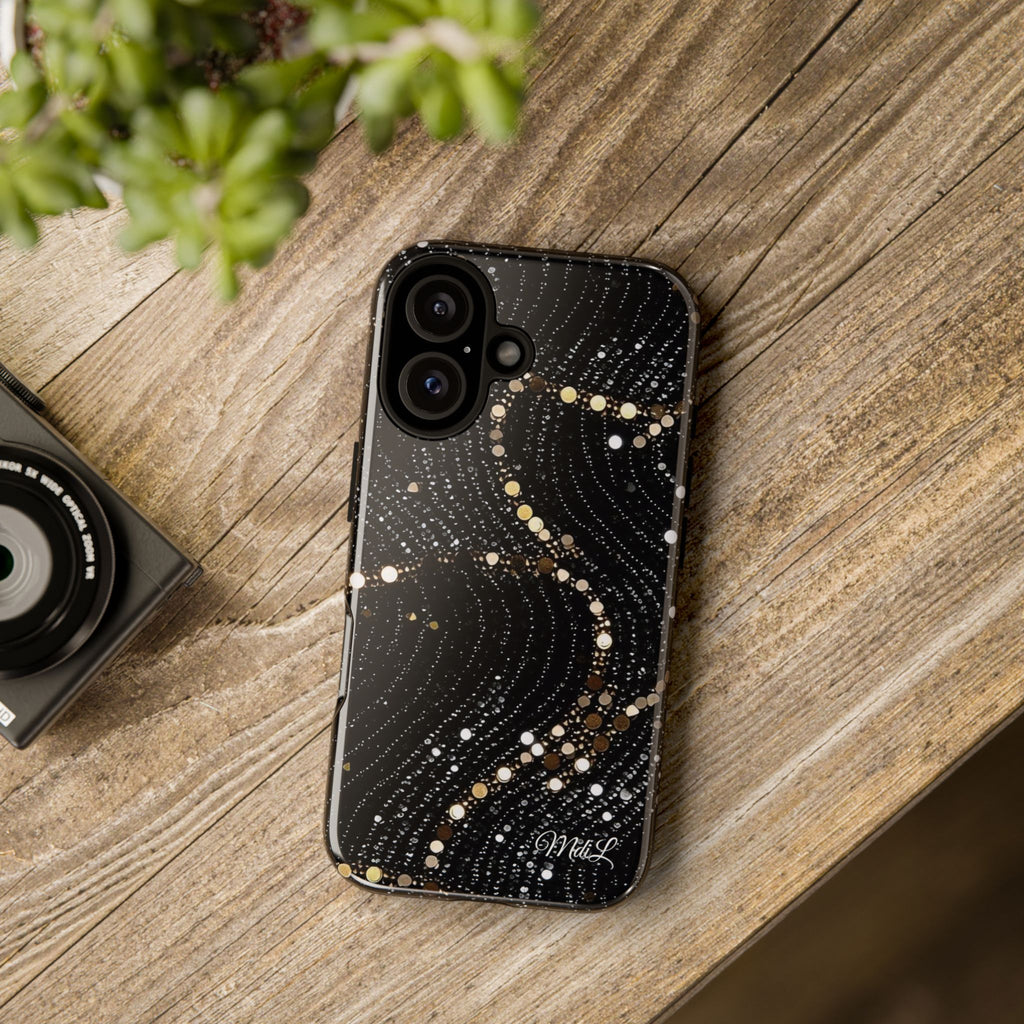Sequin | Black and Gold - Mare di Luna