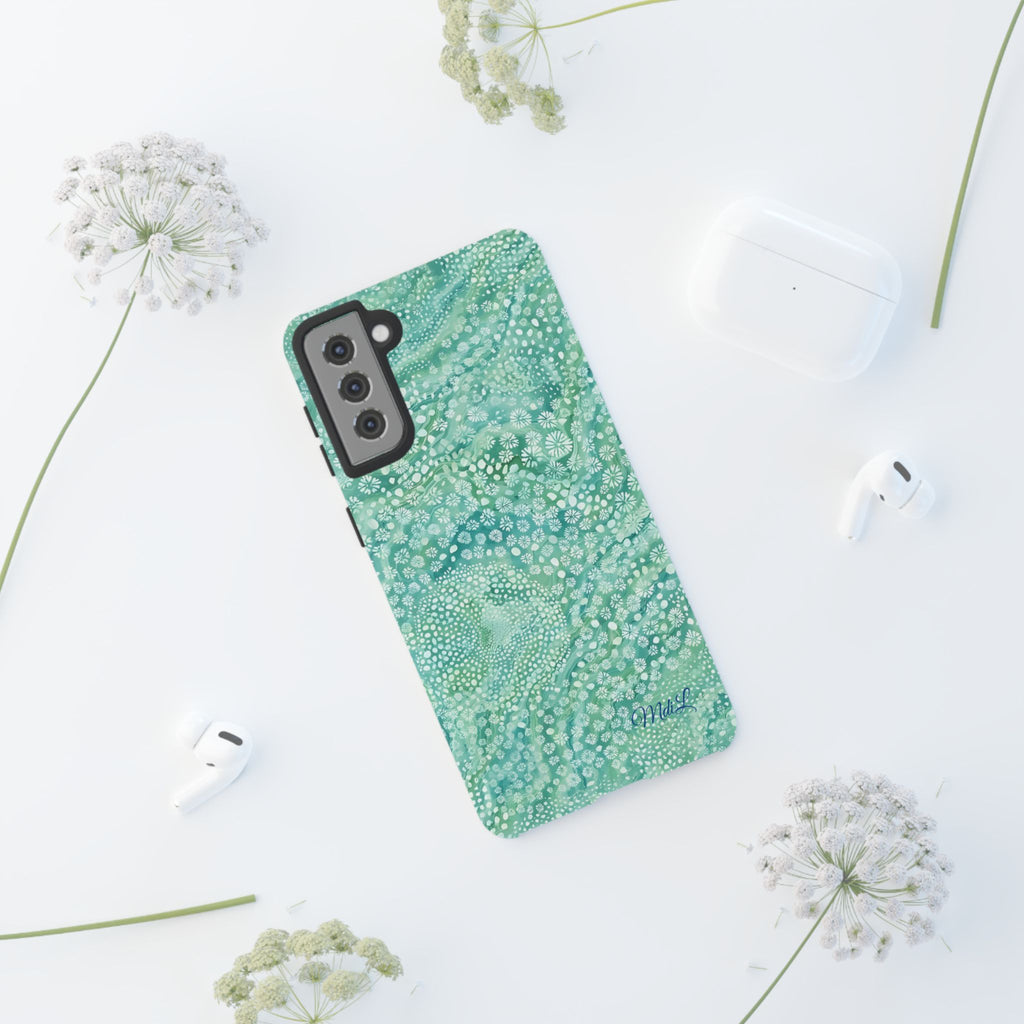 Teal Florals