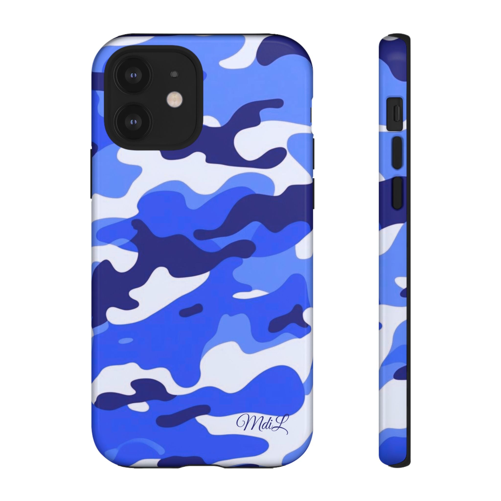 Blue Camo iPhone Case