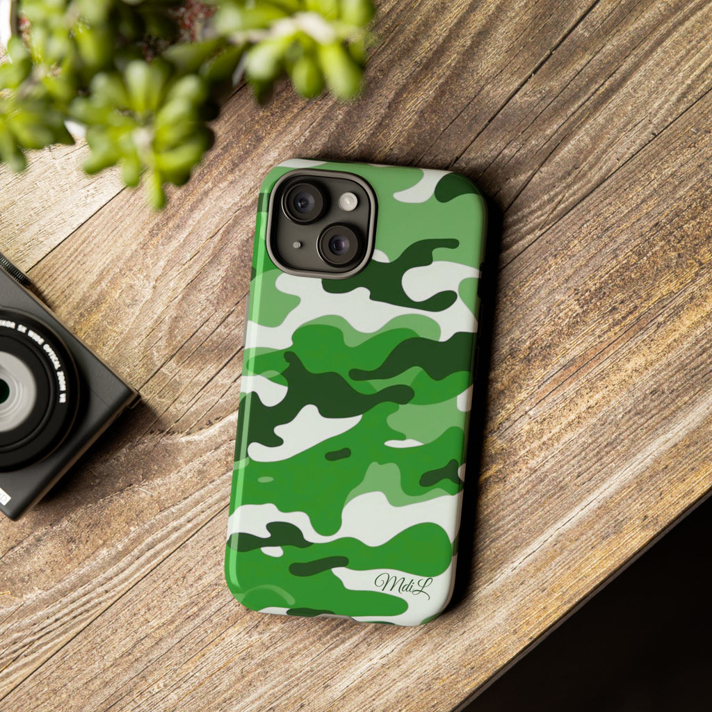Green Camo iPhone Case