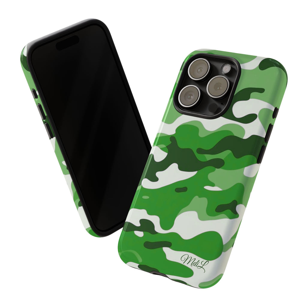 Green Camo iPhone Case