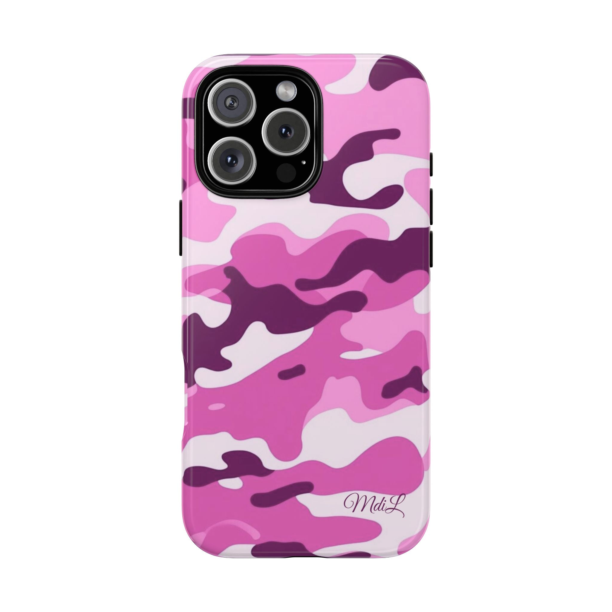 Fuschia Camo iPhone Case