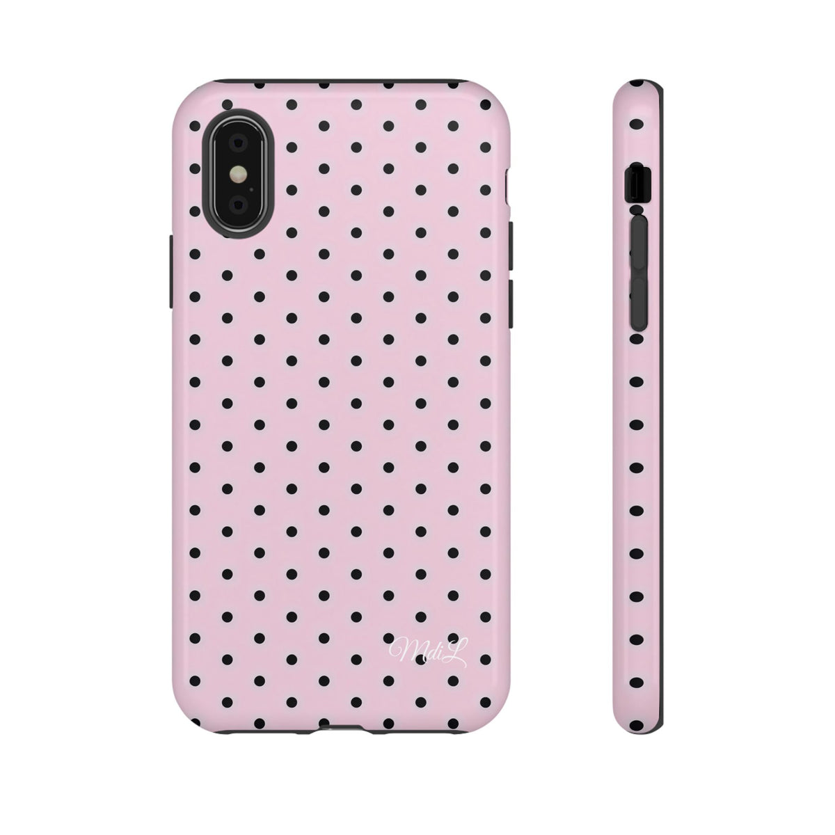 Polka Dots | Pink and Black - Mare di Luna