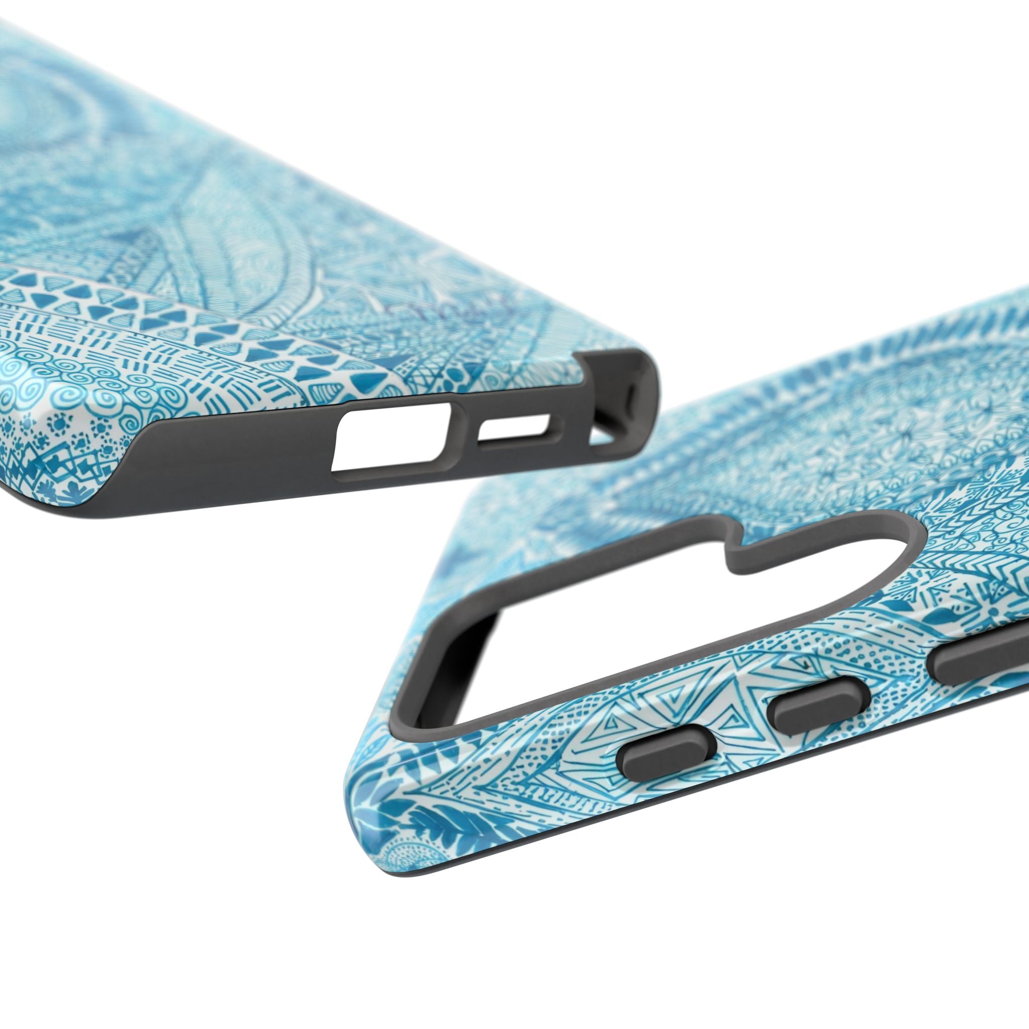 Teal Paisley
