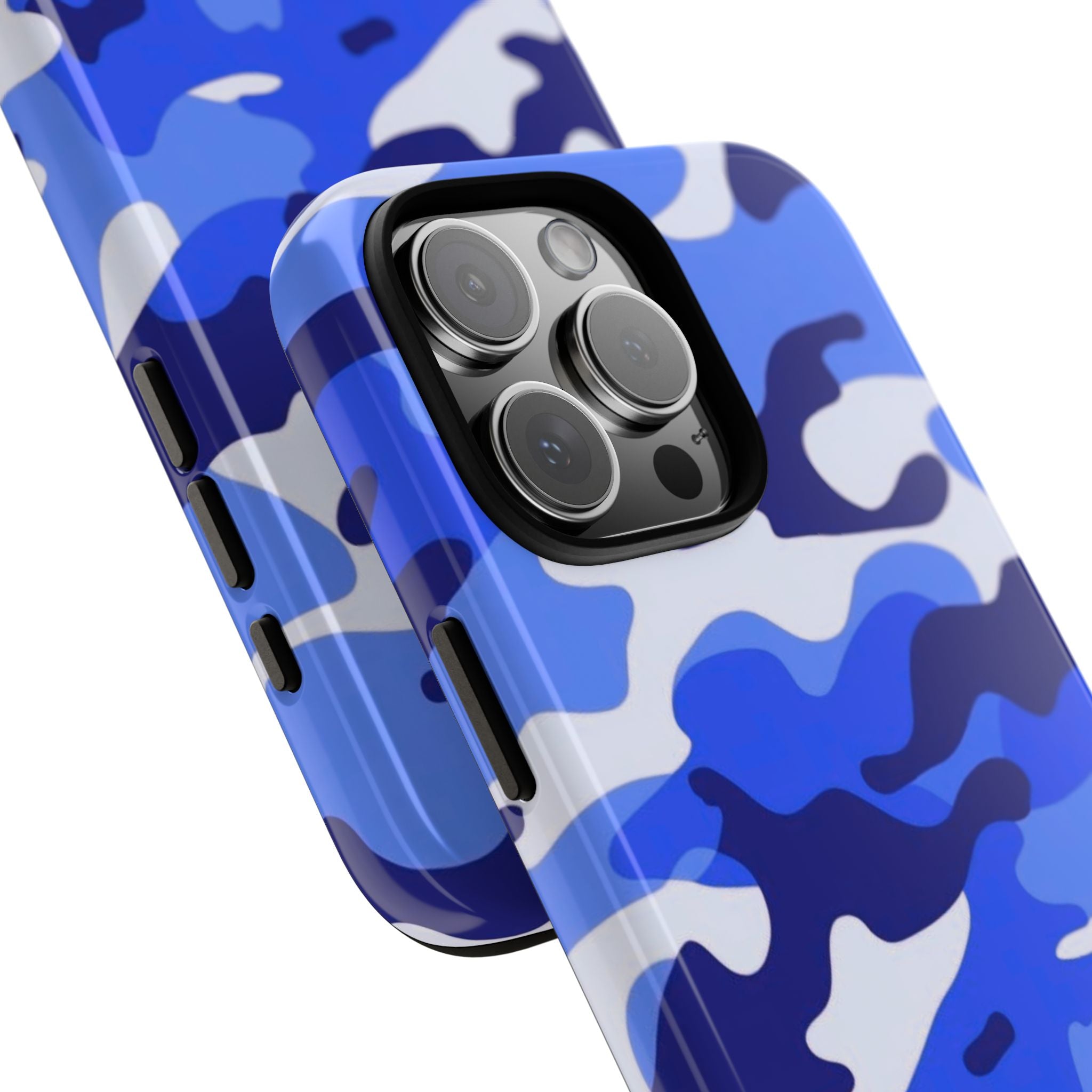 Blue Camo iPhone Case