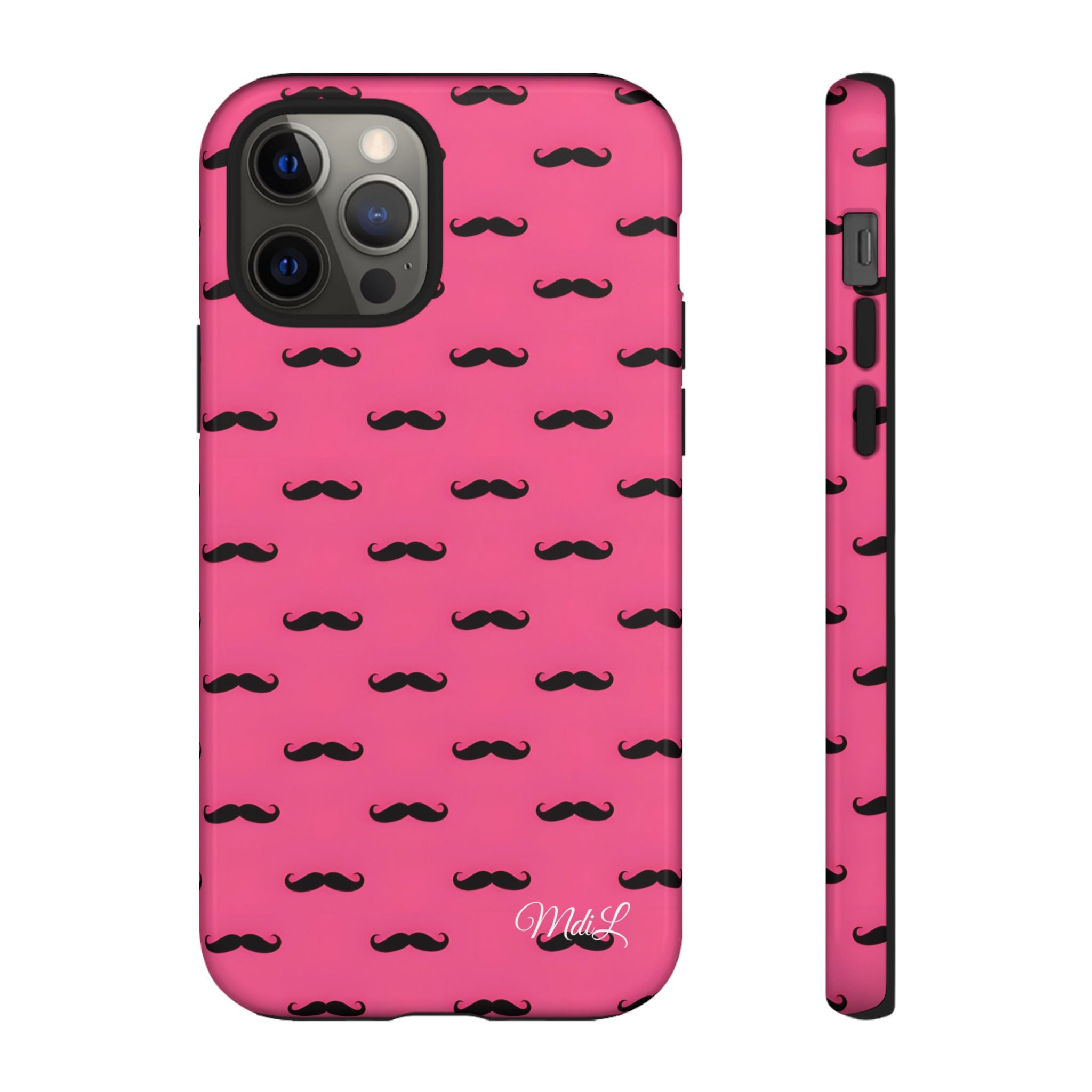 Pink Moustache iPhone Case