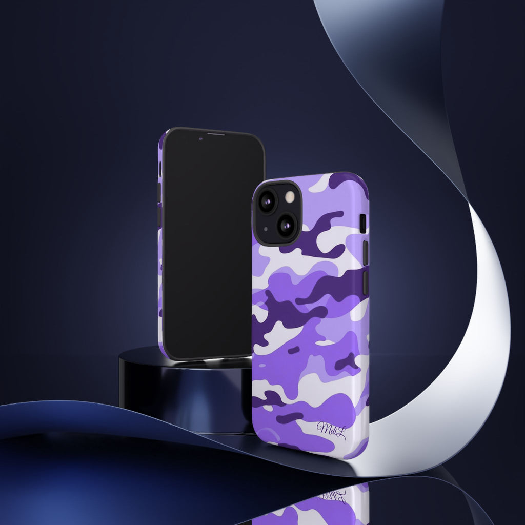 Purple Camo iPhone Case