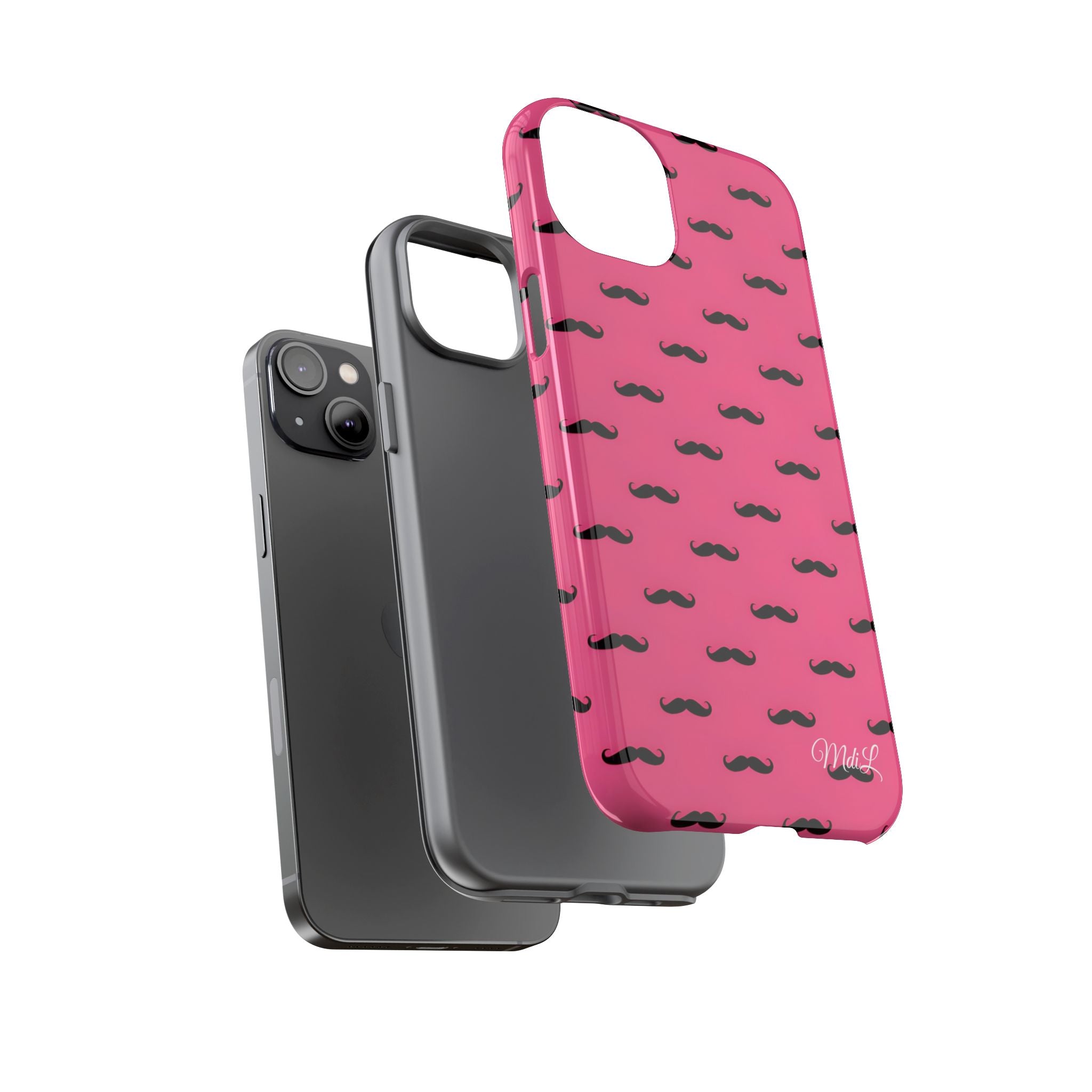 Pink Moustache iPhone Case