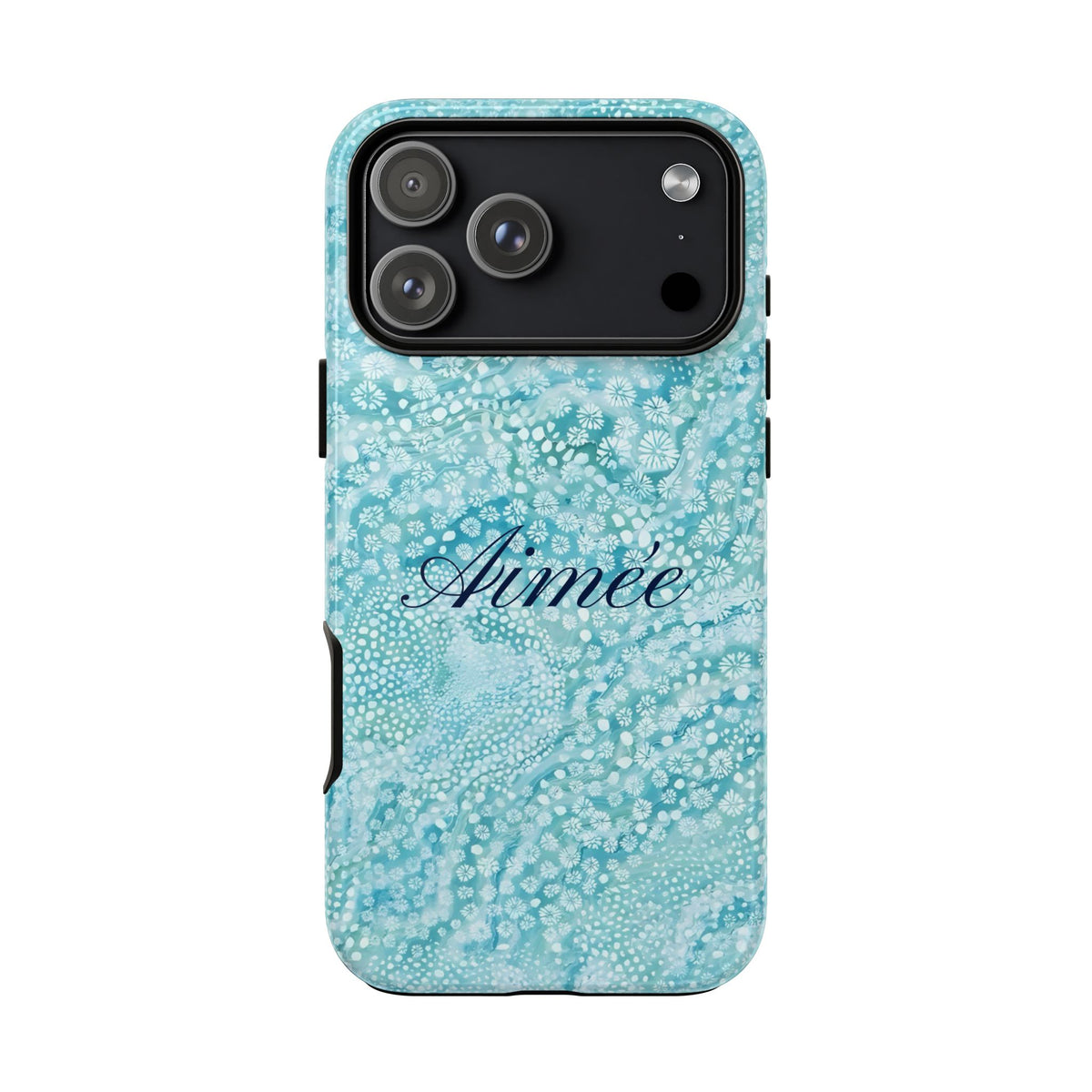 Teal Florals Personalized