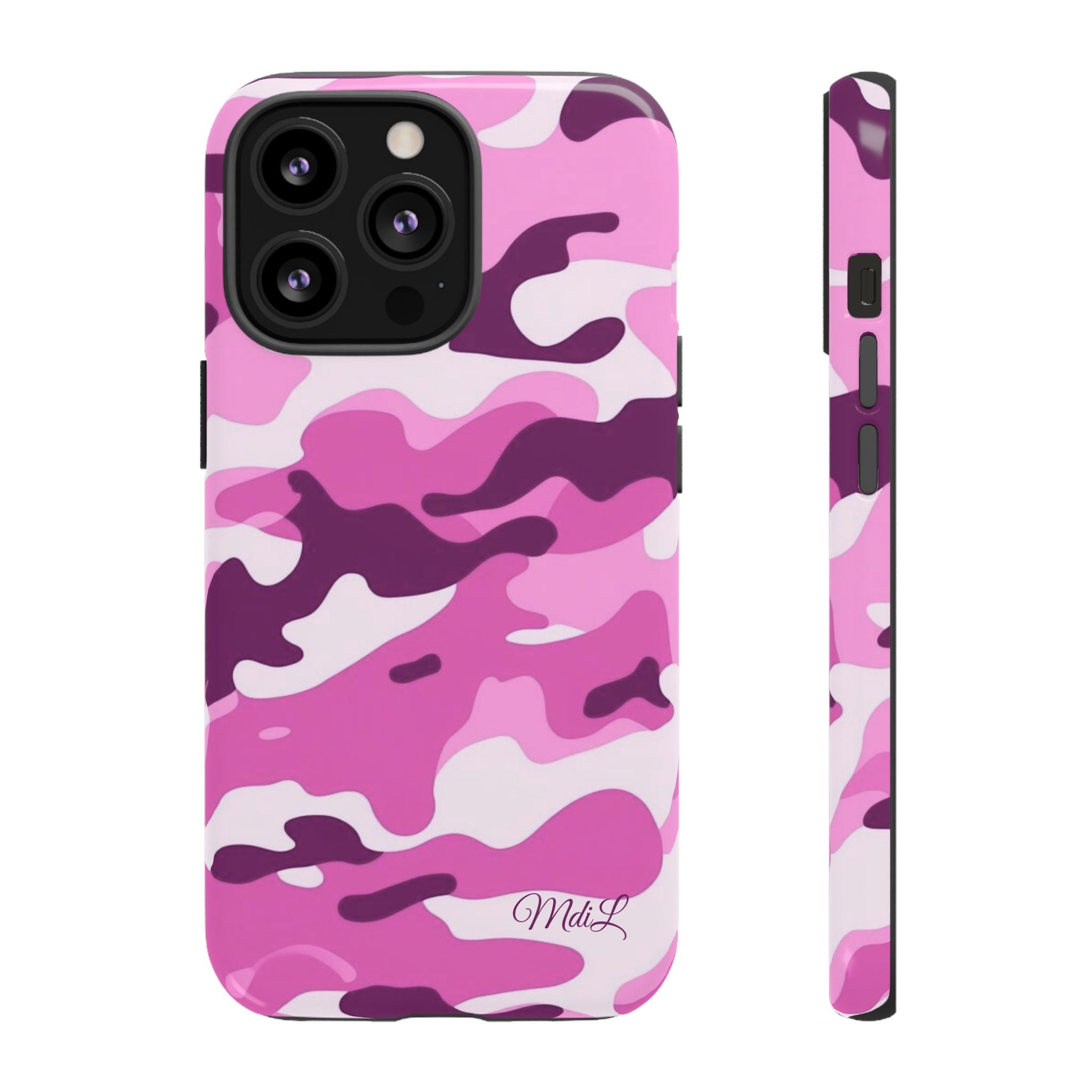 Fuschia Camo iPhone Case
