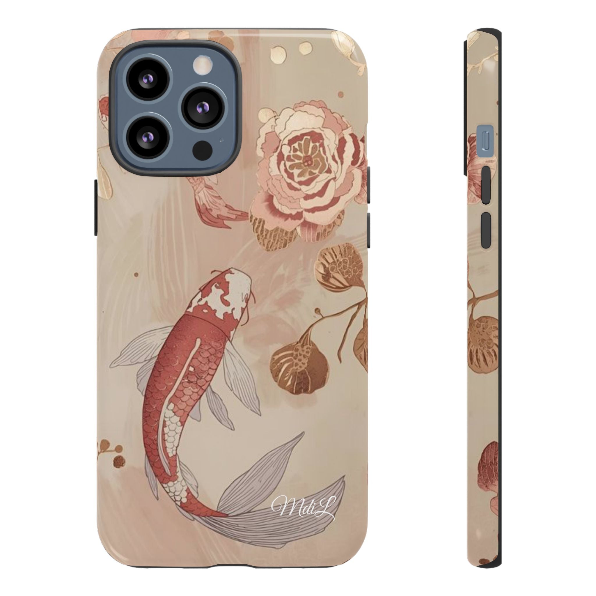 Rosy Koi Pond iPhone Case