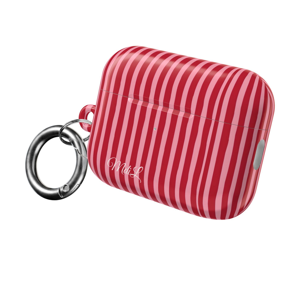 Strawberry Stripes AirPods Case