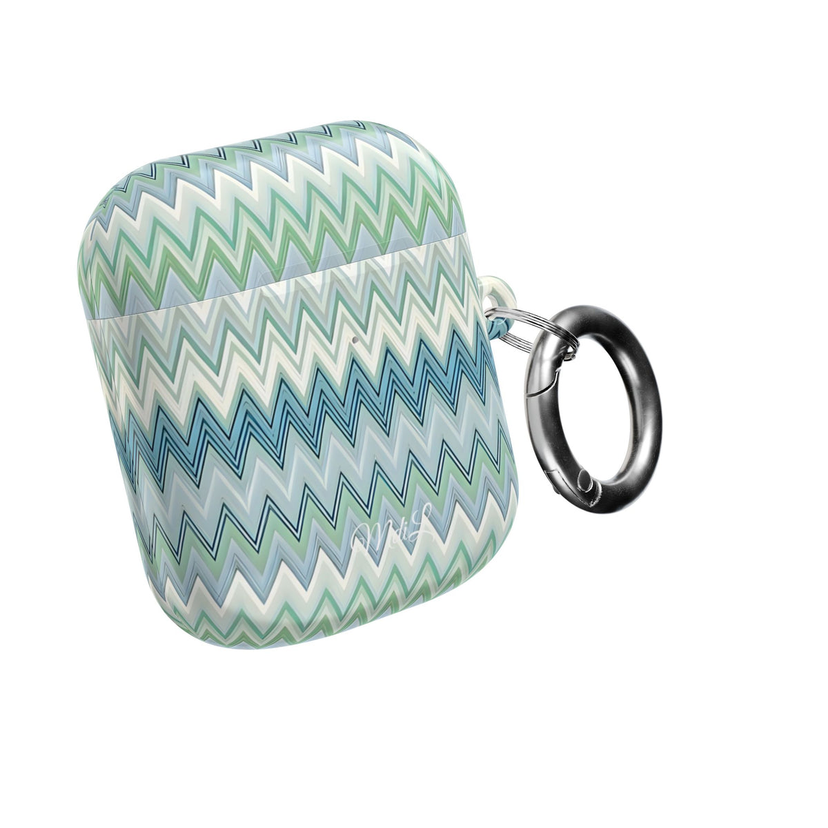 Teal Zag AirPods Case