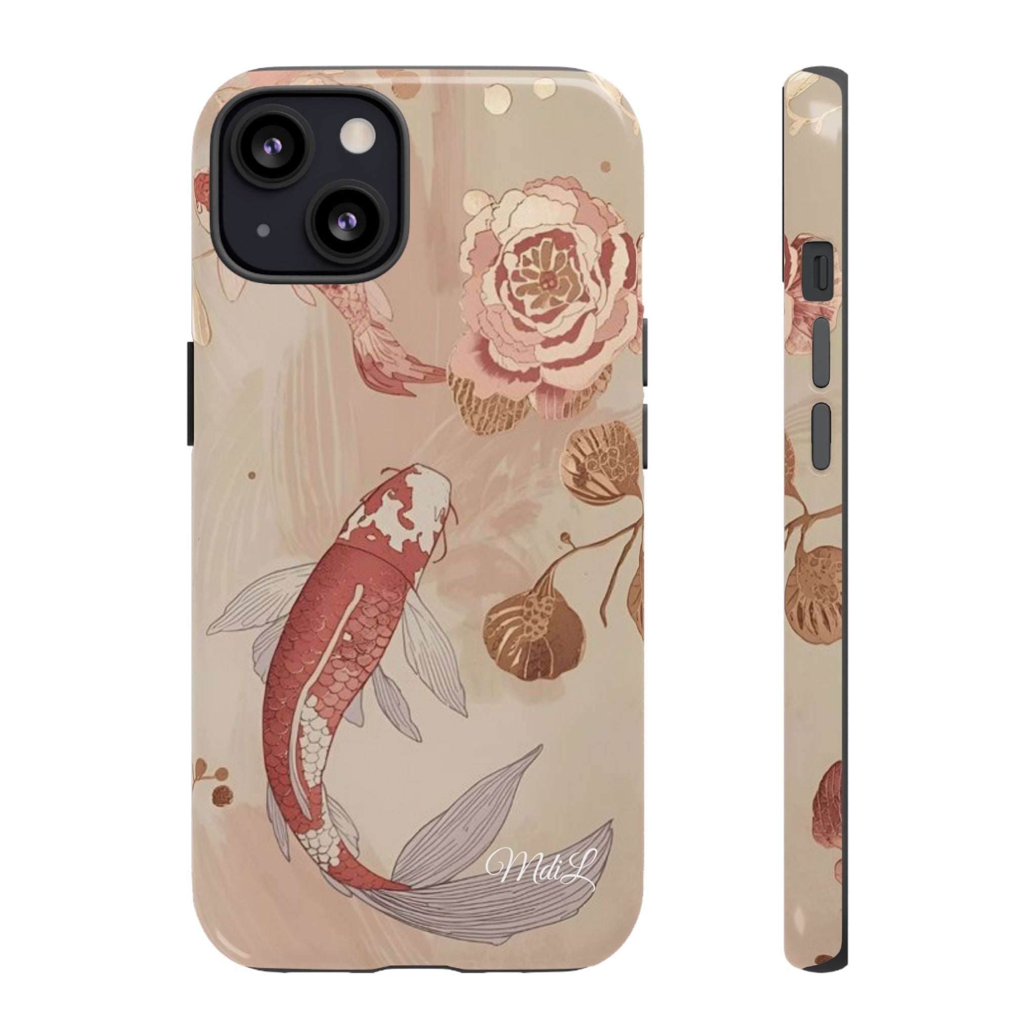 Rosy Koi Pond iPhone Case