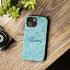 Teal Florals Personalized