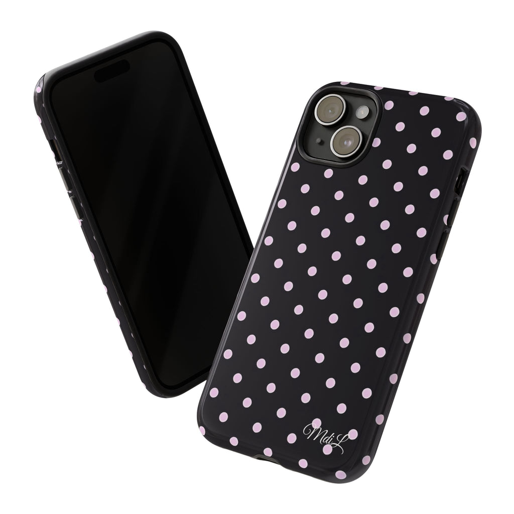 Polka Dots | Pink and Black - Mare di Luna