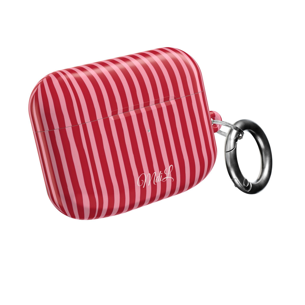 Strawberry Stripes AirPods Case