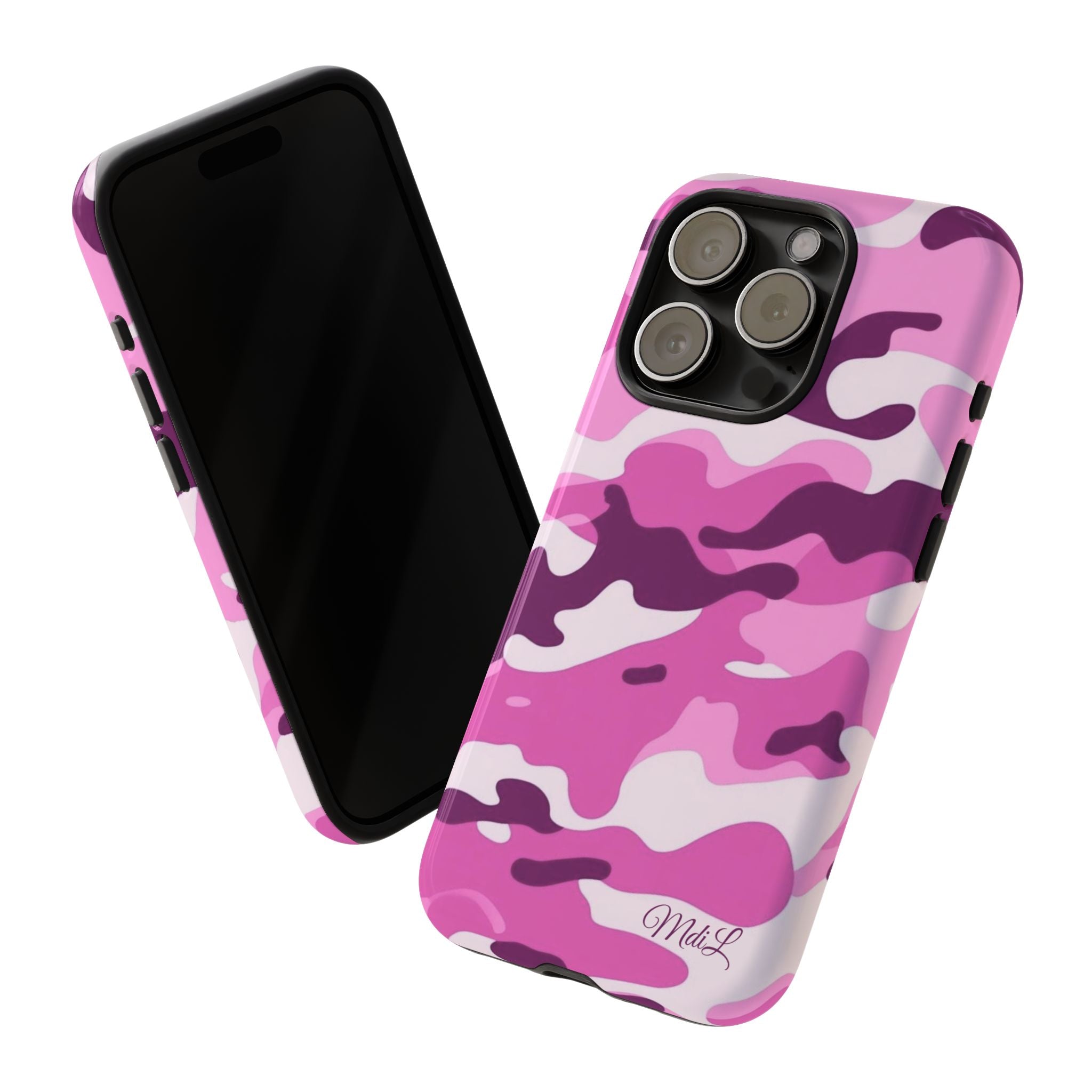 Fuschia Camo iPhone Case