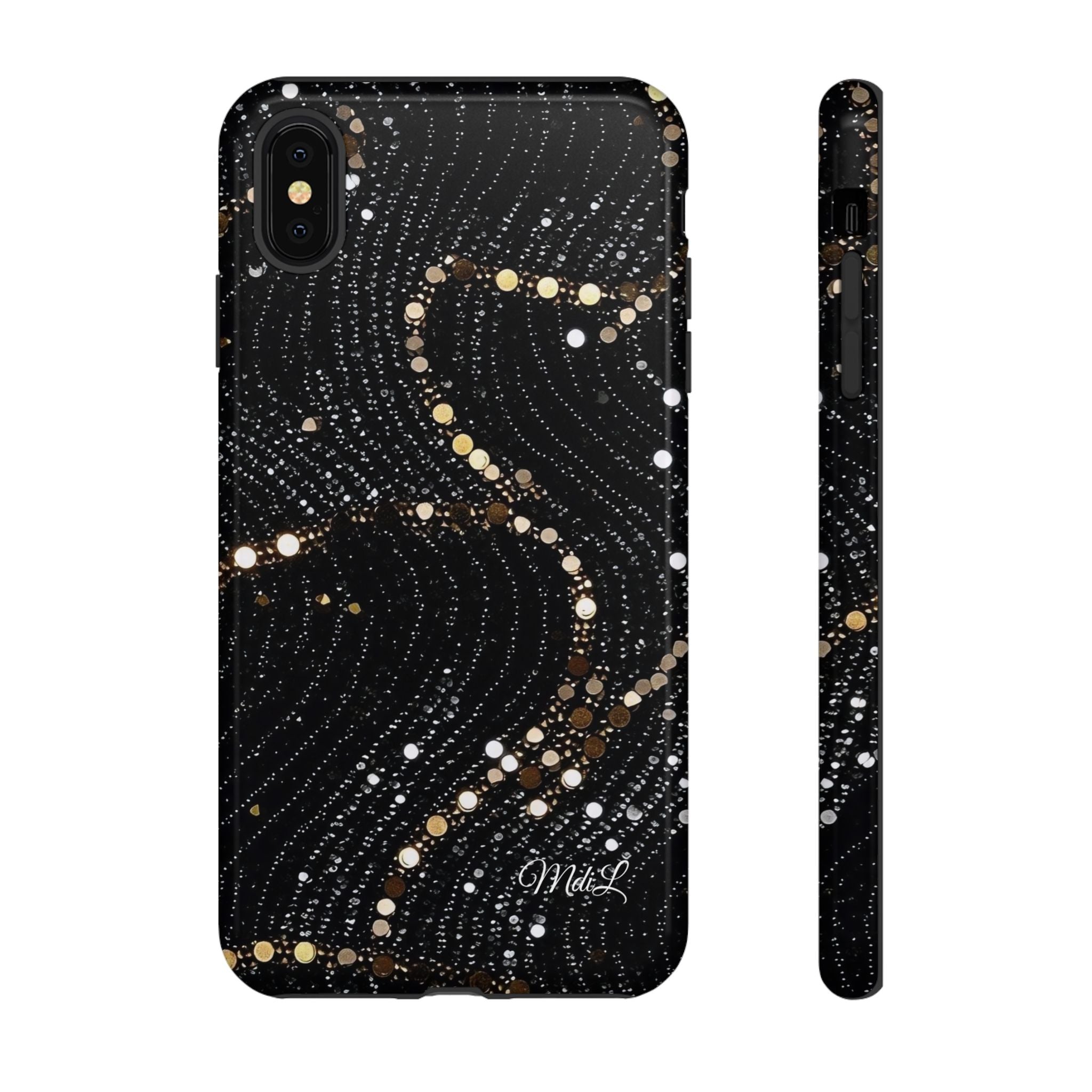 Sequin | Black and Gold - Mare di Luna