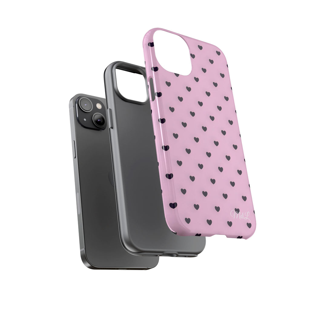 Dotted Hearts | Pink - Mare di Luna