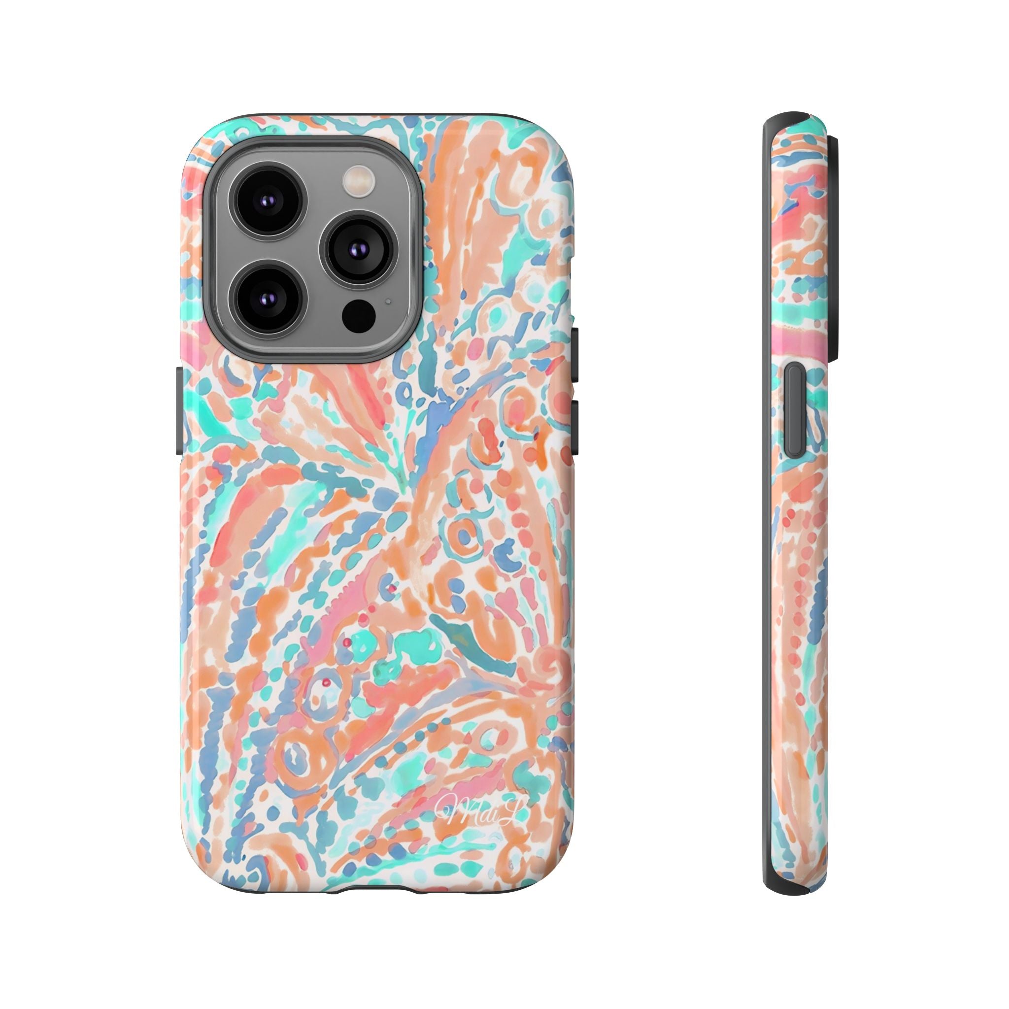 Coral & Teal