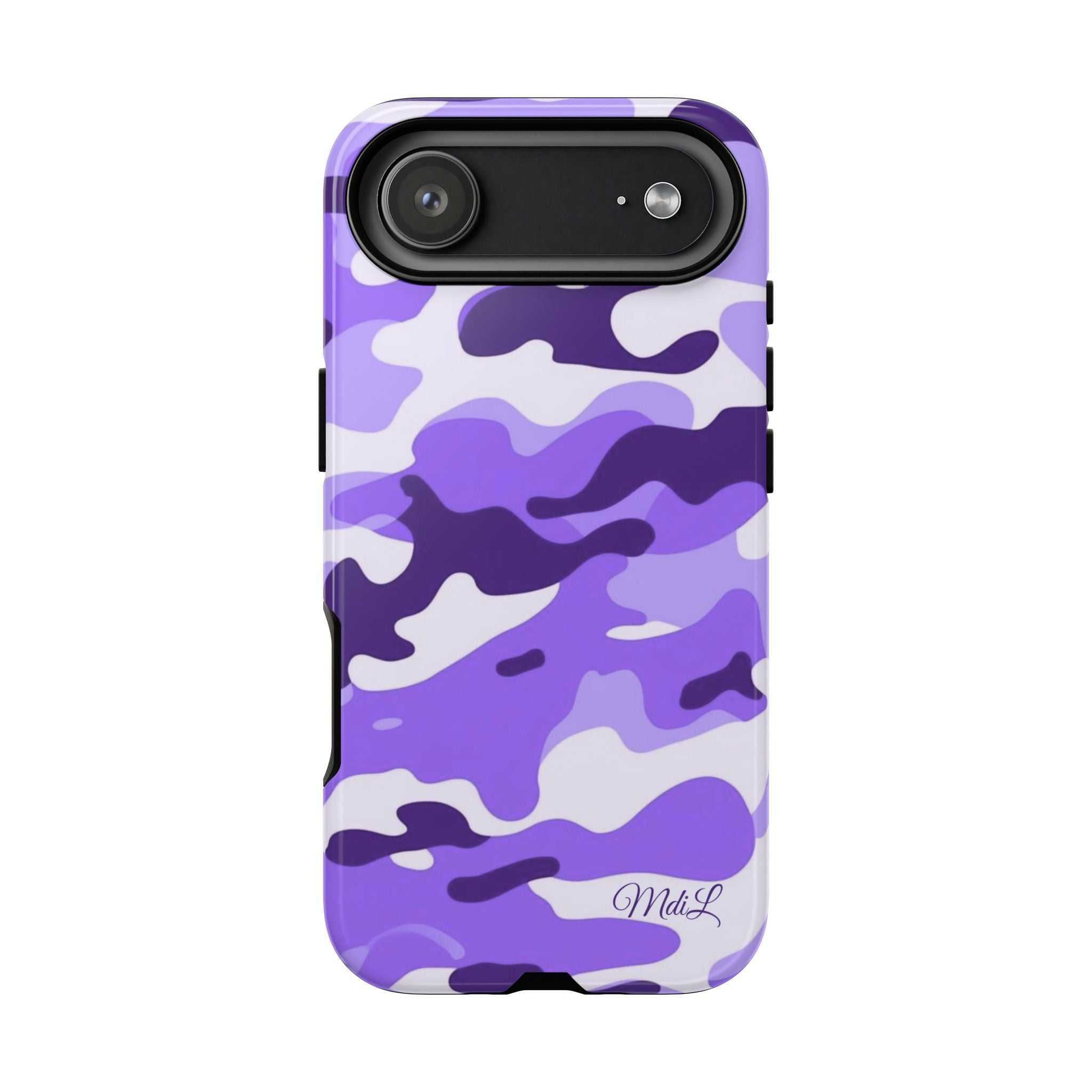 Purple Camo iPhone Case