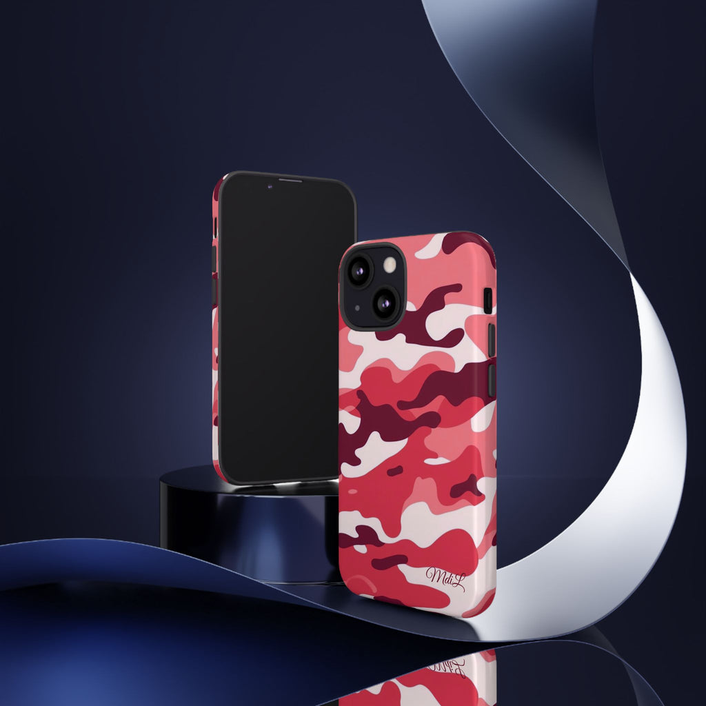 Red Camo iPhone Case