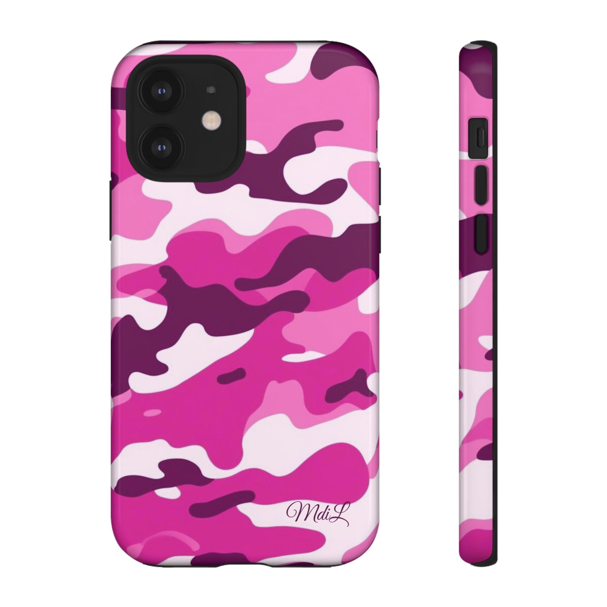 Magenta Camo iPhone Case