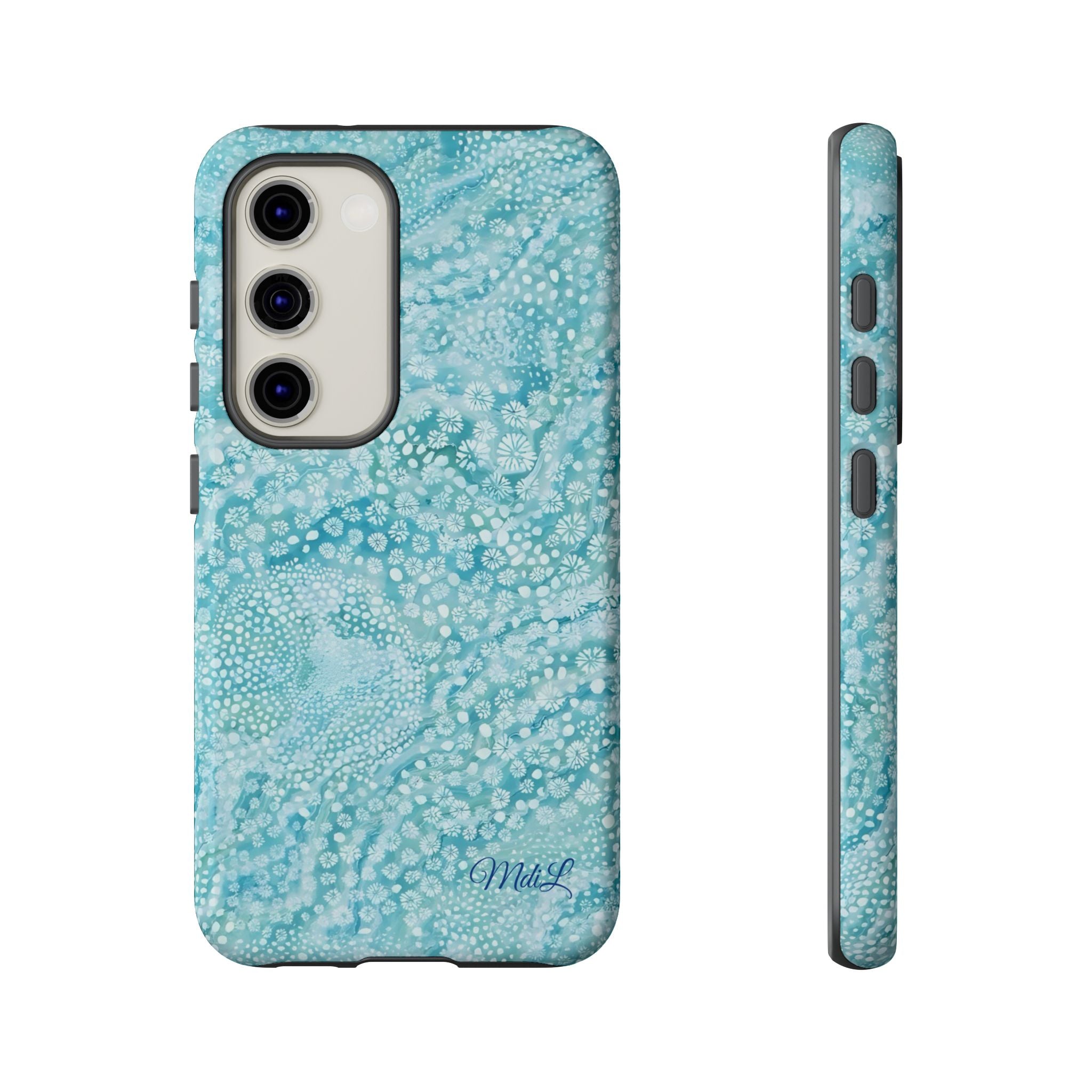 Teal Florals