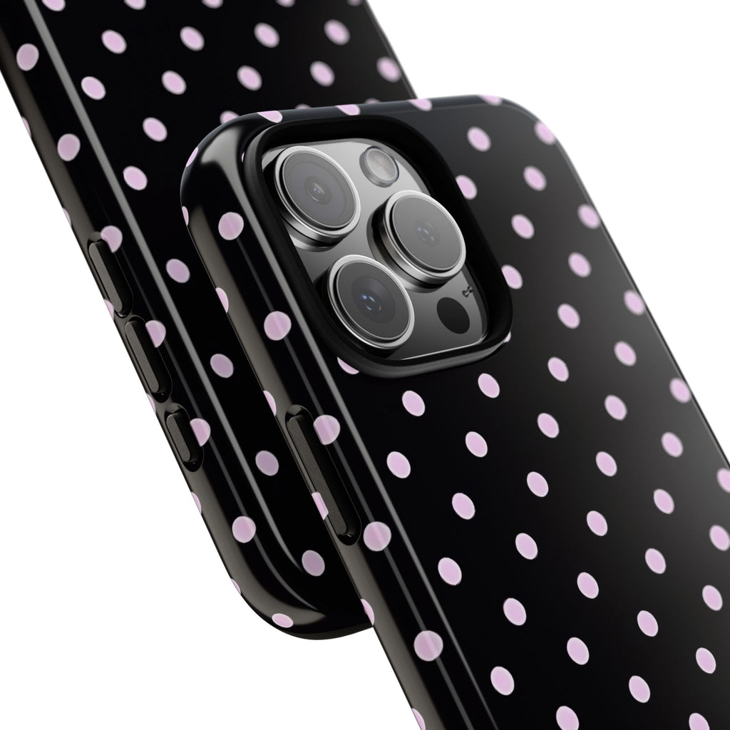 Polka Dots | Pink and Black - Mare di Luna