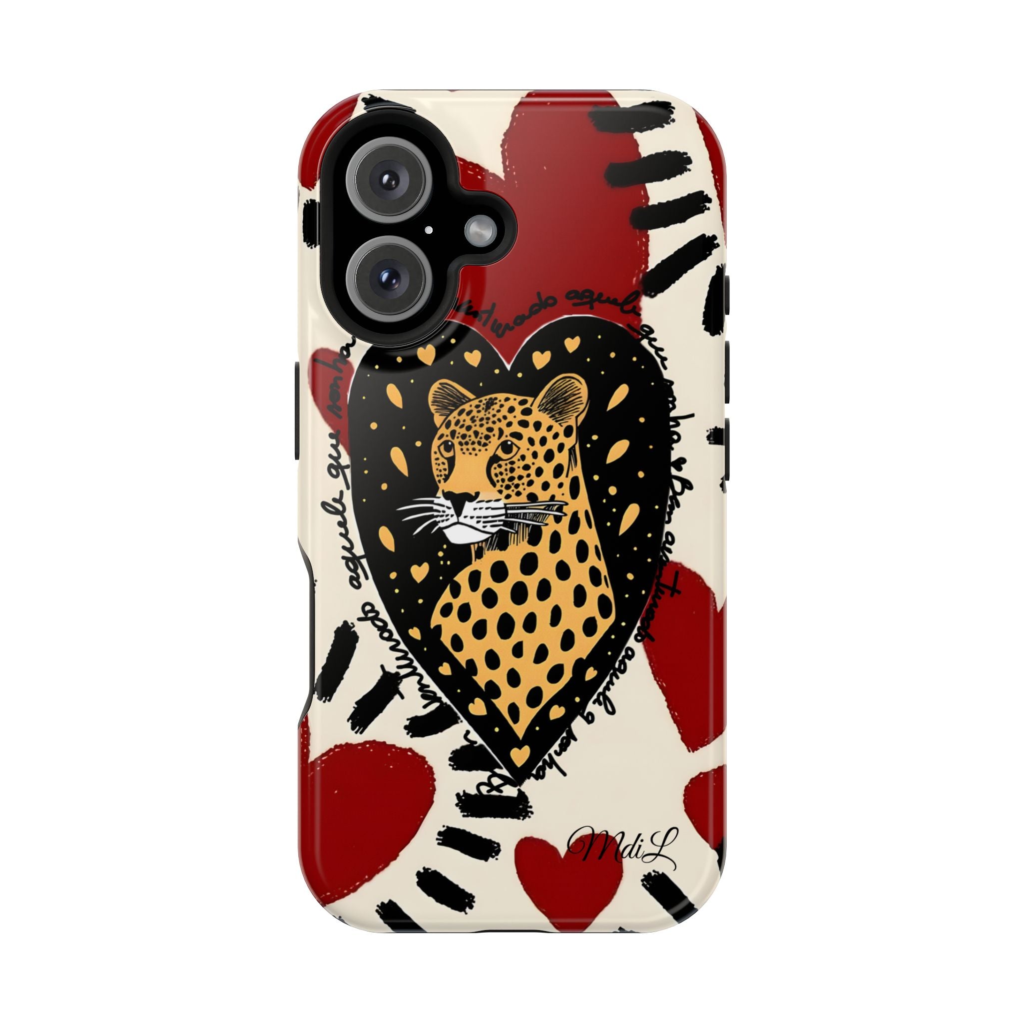 Leopard Hearts MagSafe