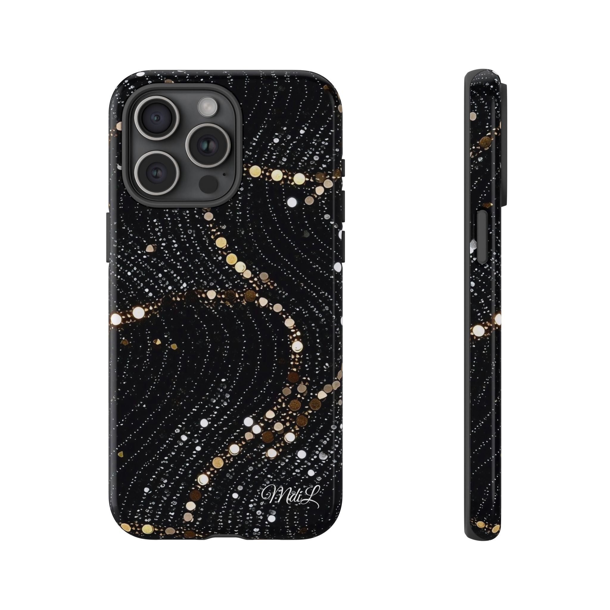 Sequin | Black and Gold - Mare di Luna