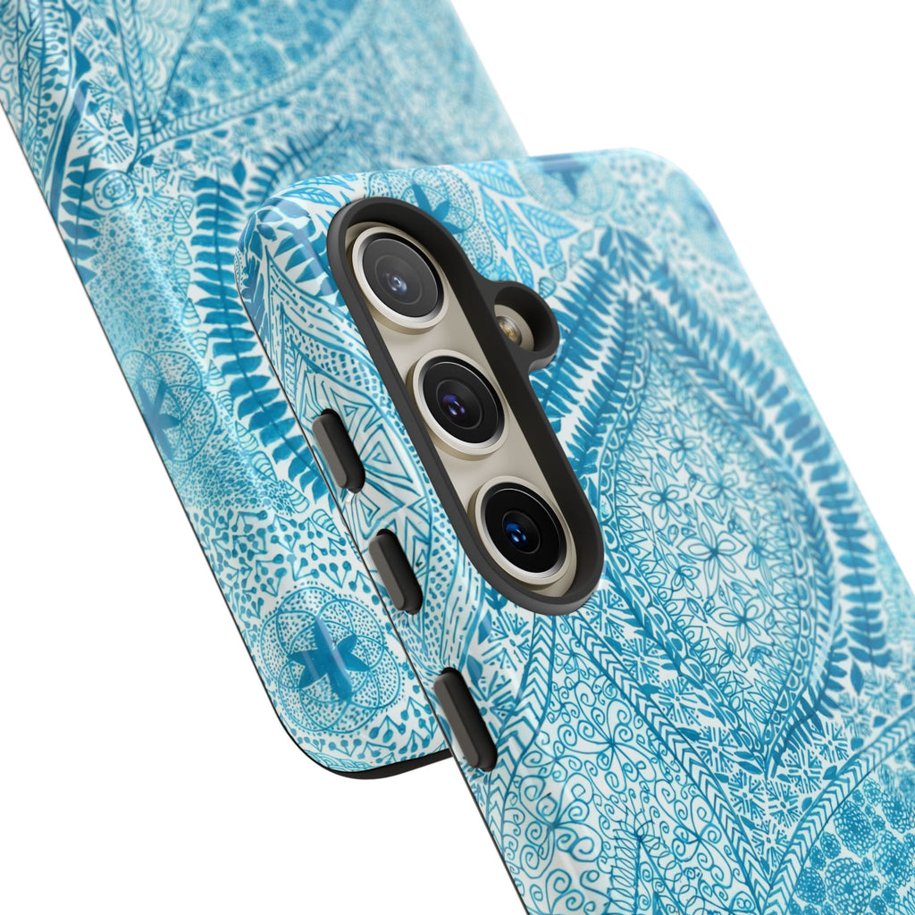Teal Paisley