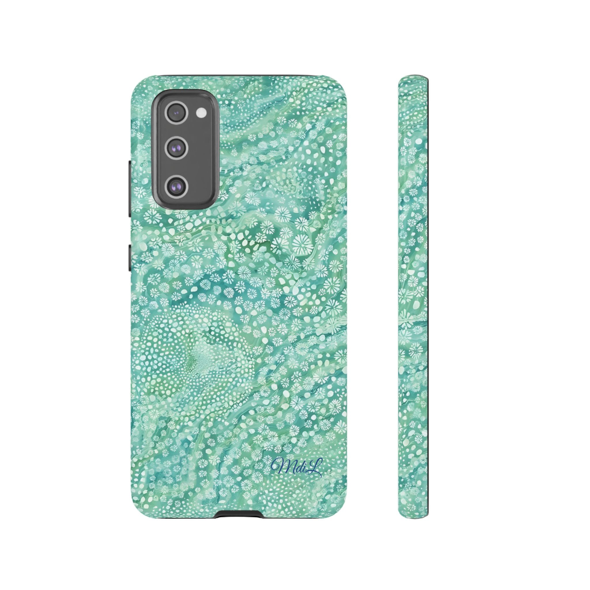Teal Florals
