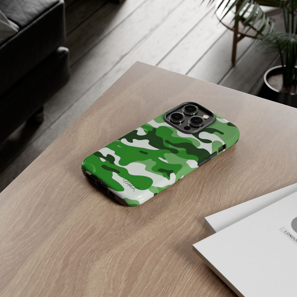 Green Camo iPhone Case