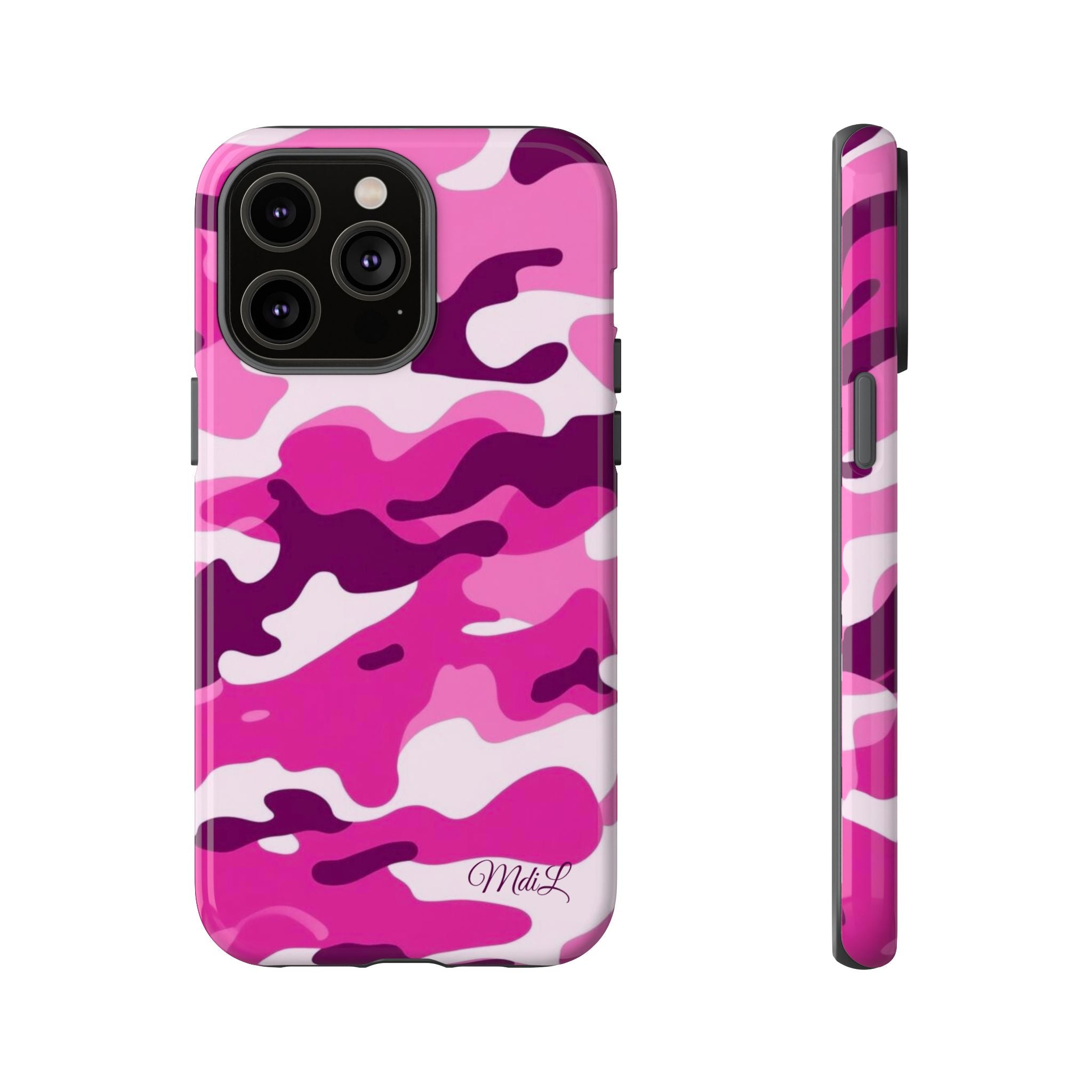 Magenta Camo iPhone Case