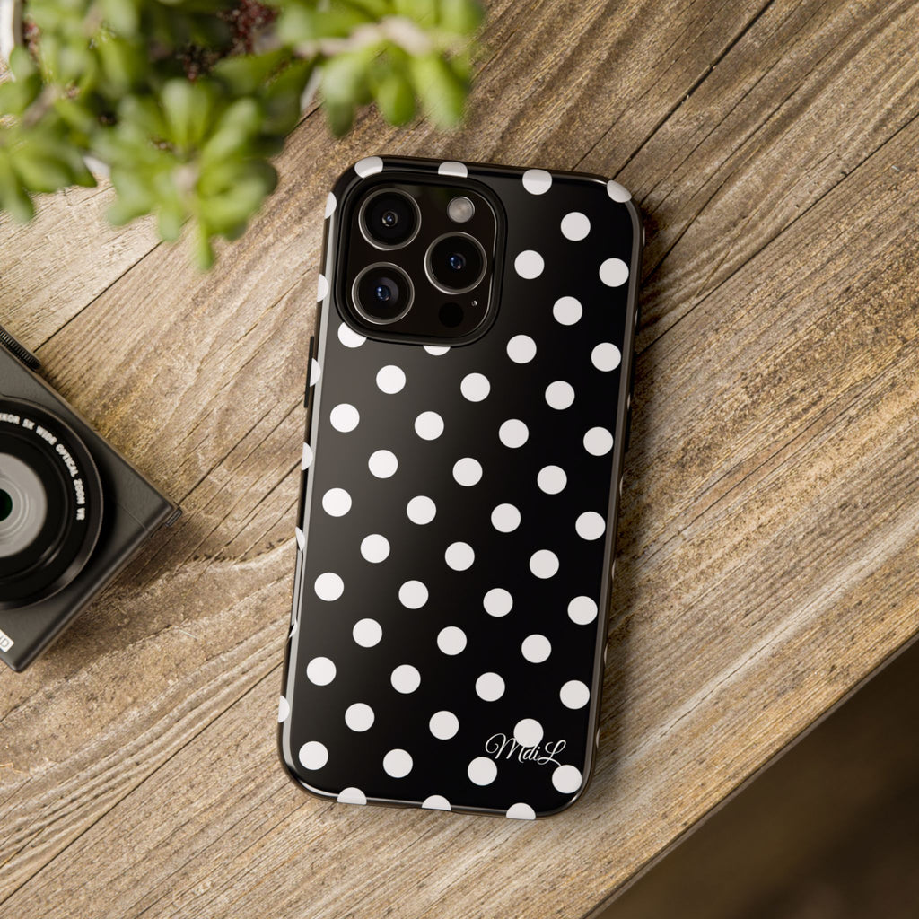 Polka Dots | White and Black - Mare di Luna