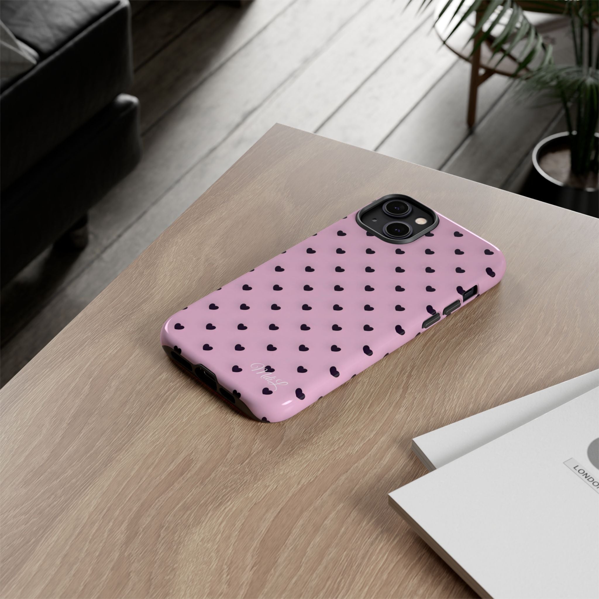 Dotted Hearts | Pink - Mare di Luna