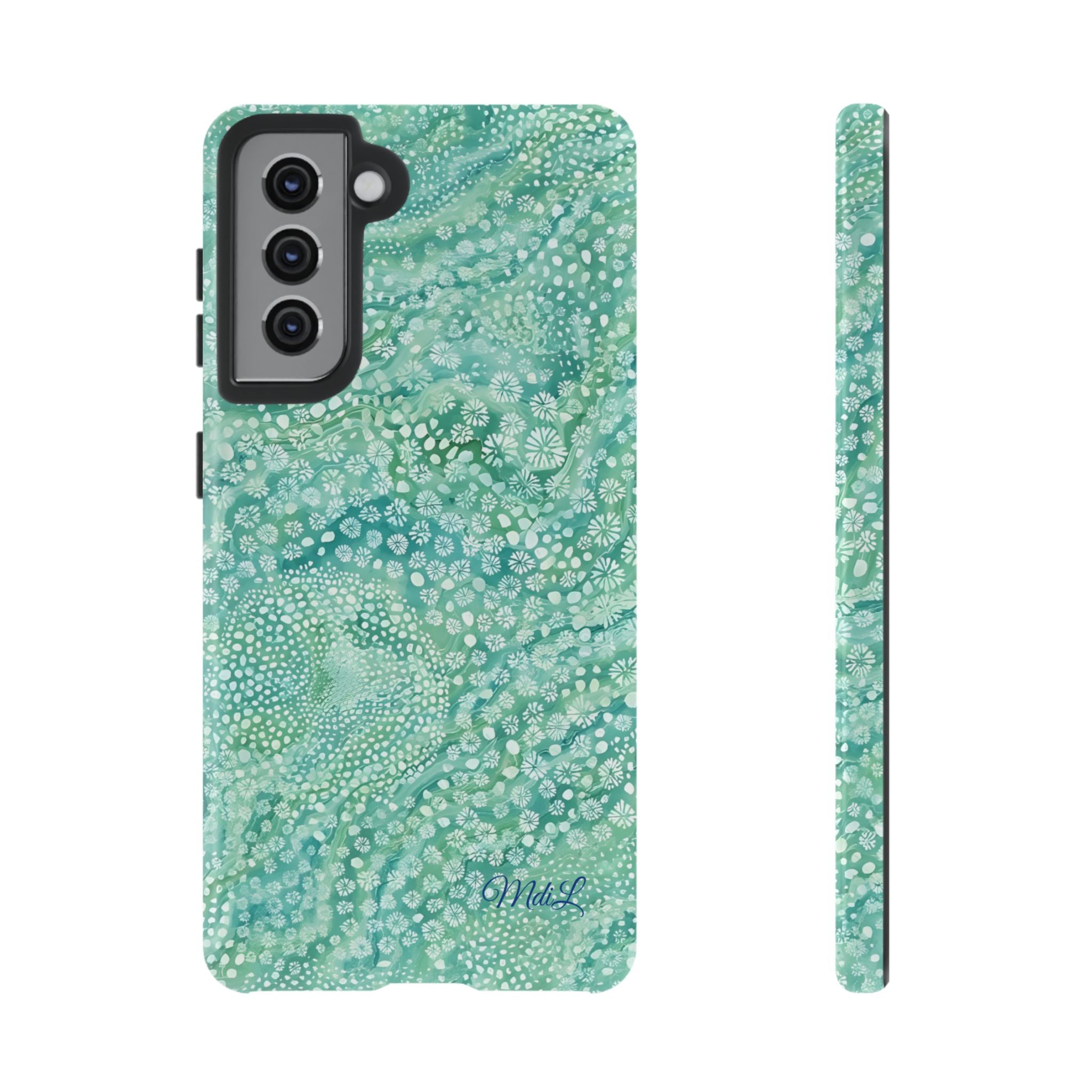 Teal Florals
