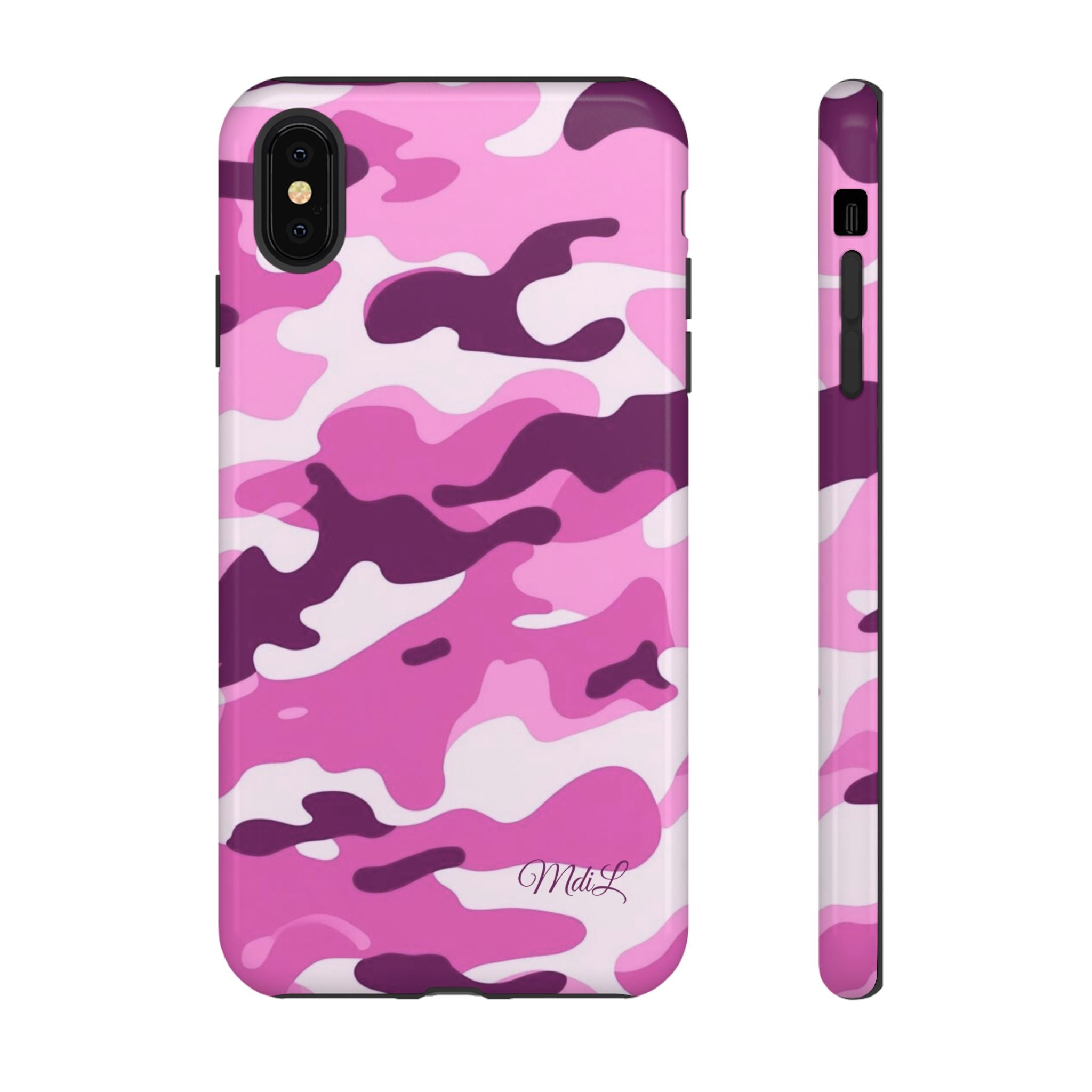 Fuschia Camo iPhone Case