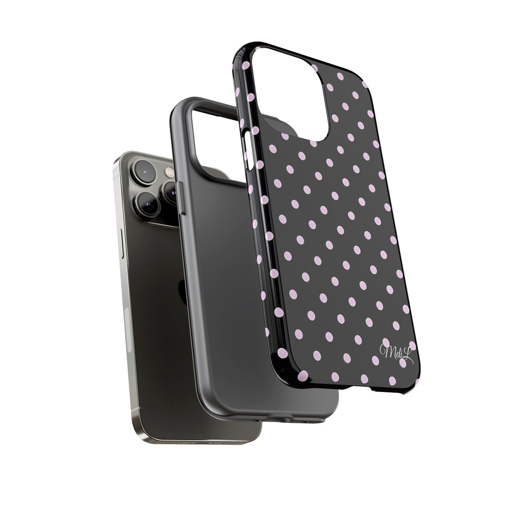 Polka Dots | Pink and Black - Mare di Luna