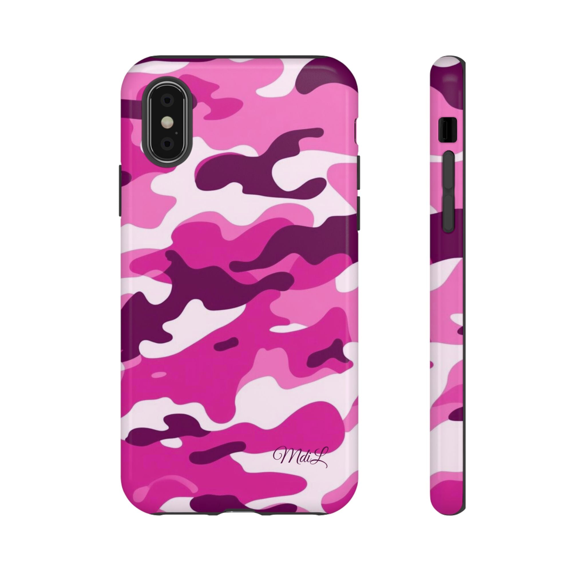 Magenta Camo iPhone Case