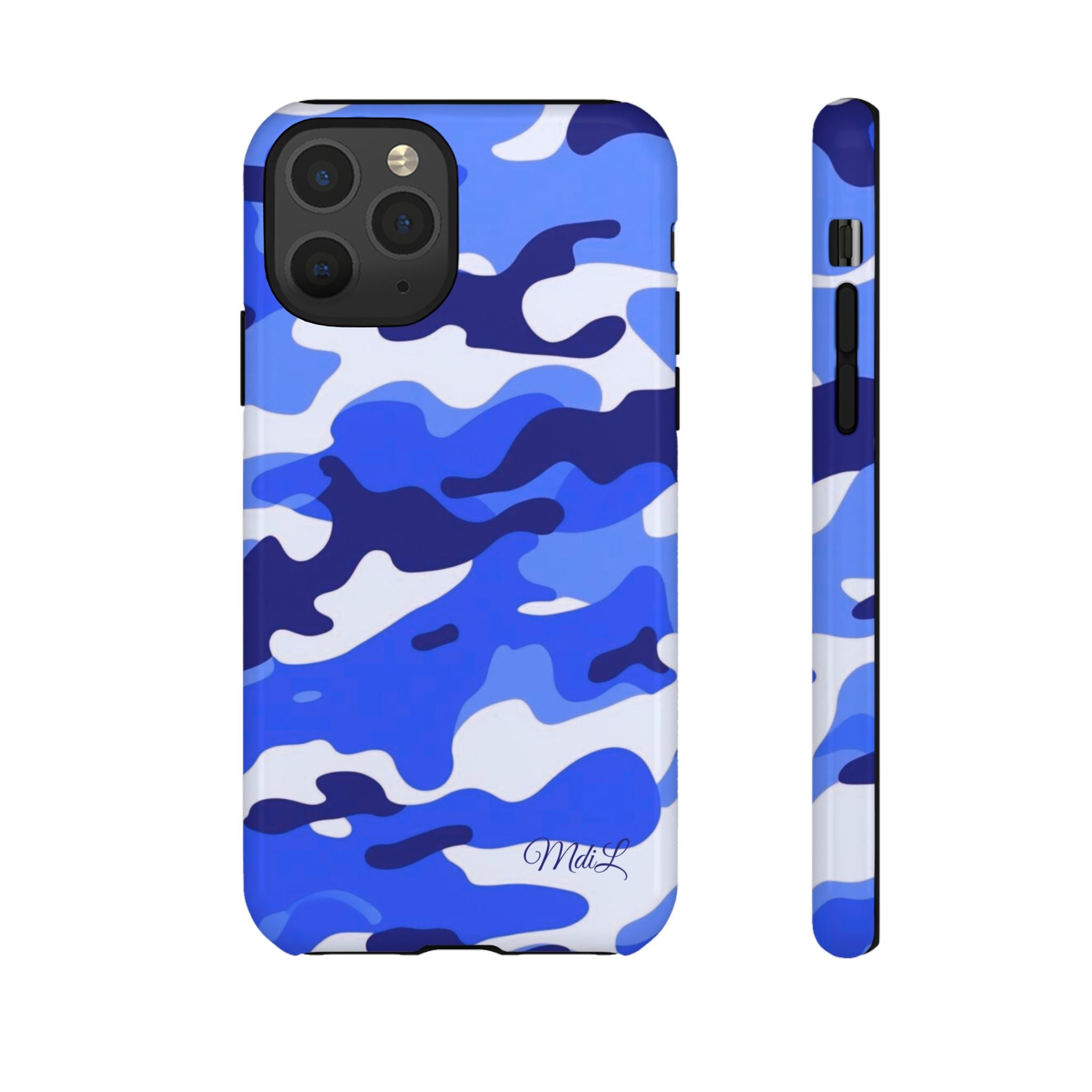 Blue Camo iPhone Case