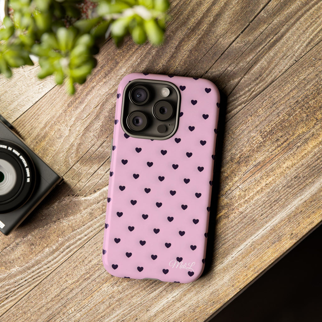 Dotted Hearts | Pink - Mare di Luna