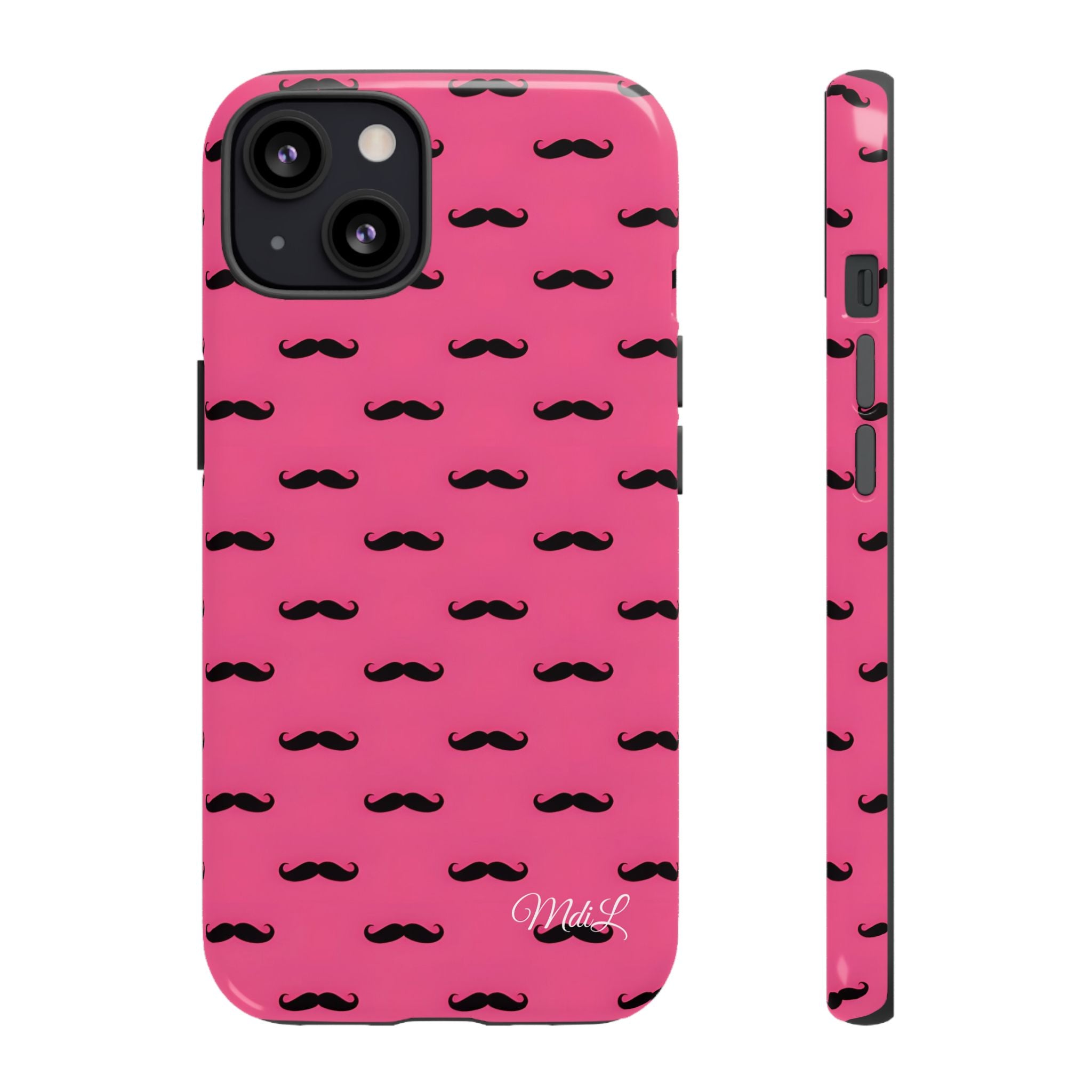 Pink Moustache iPhone Case