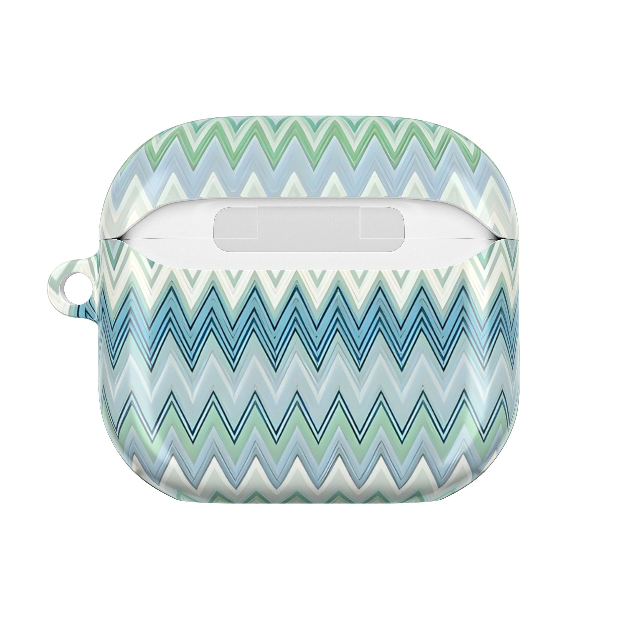 Teal Zag AirPods Case