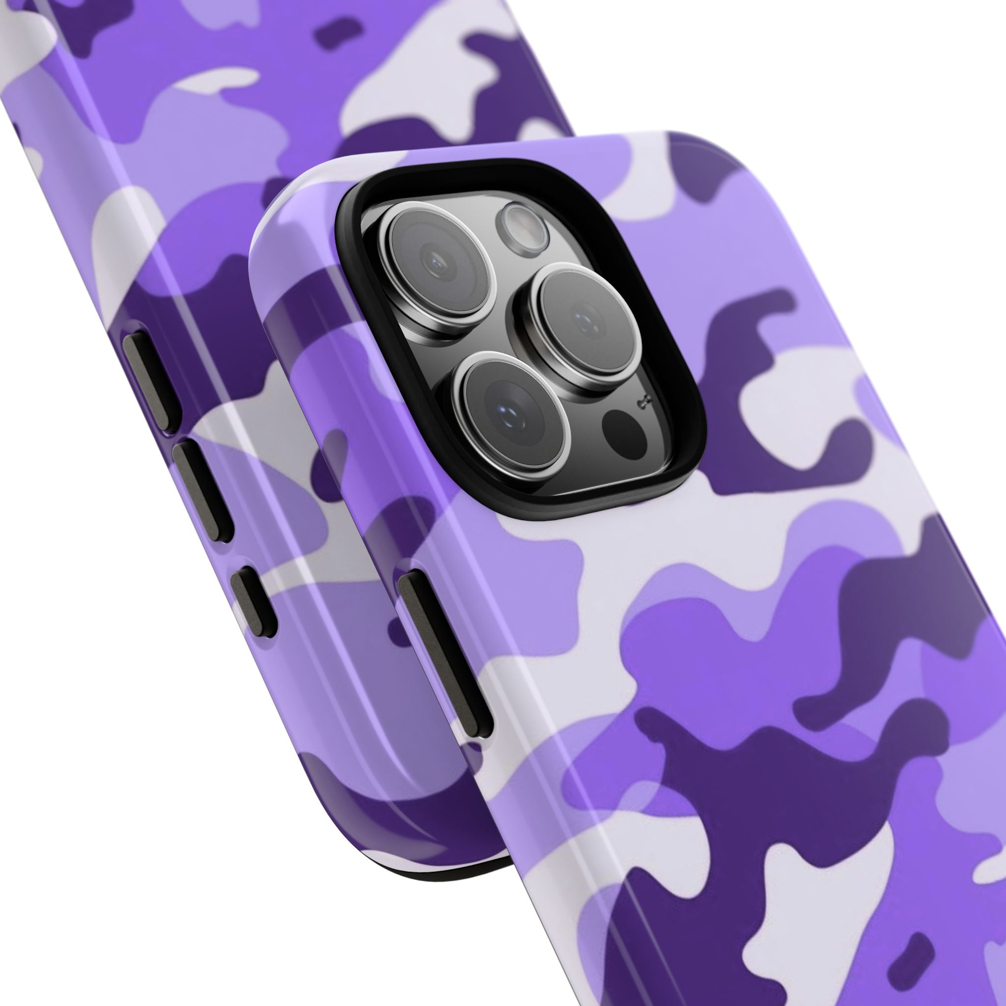 Purple Camo iPhone Case