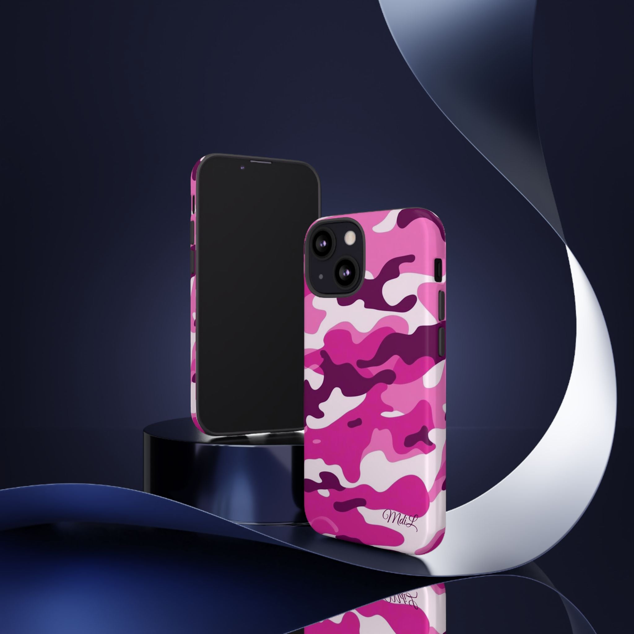 Magenta Camo iPhone Case