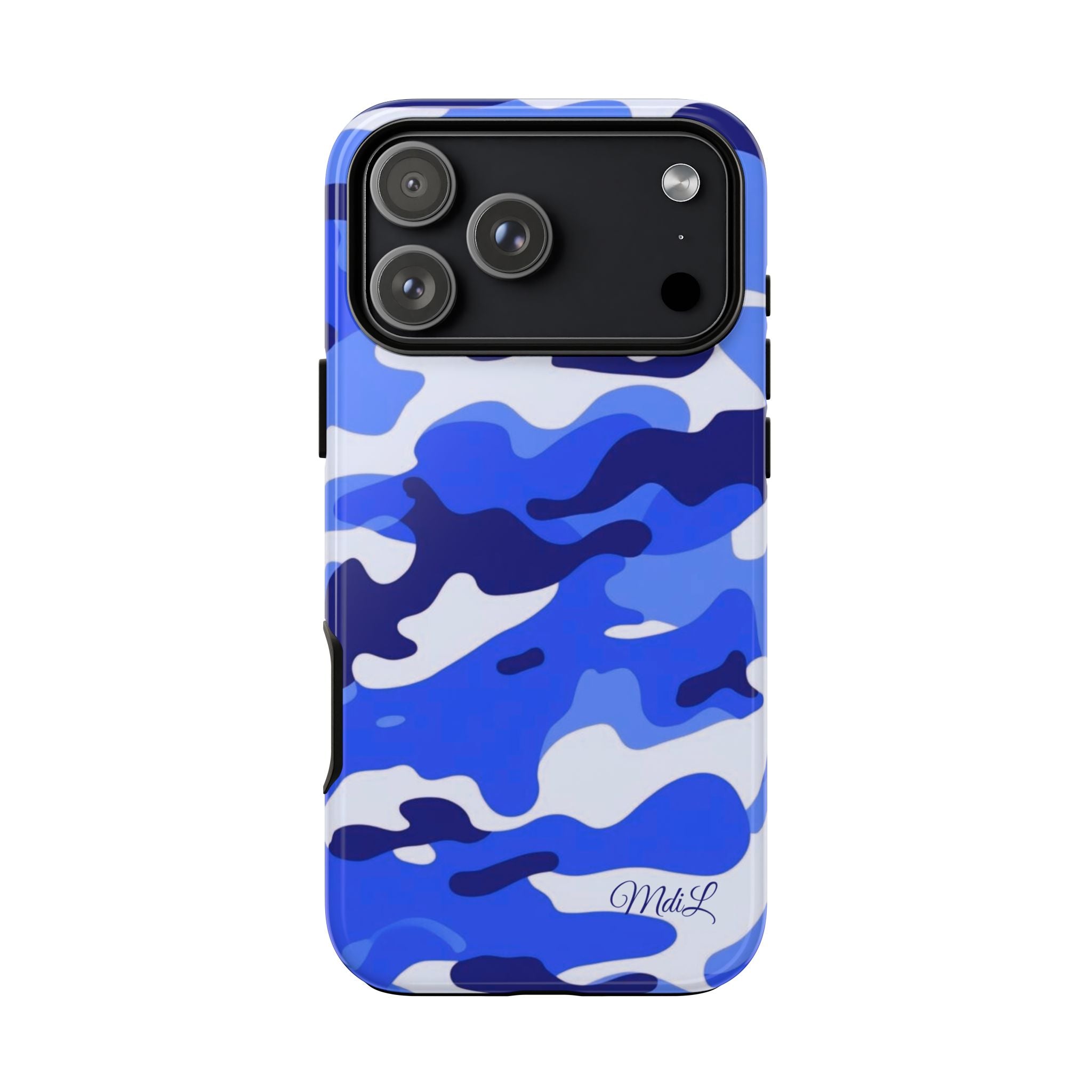 Blue Camo iPhone Case