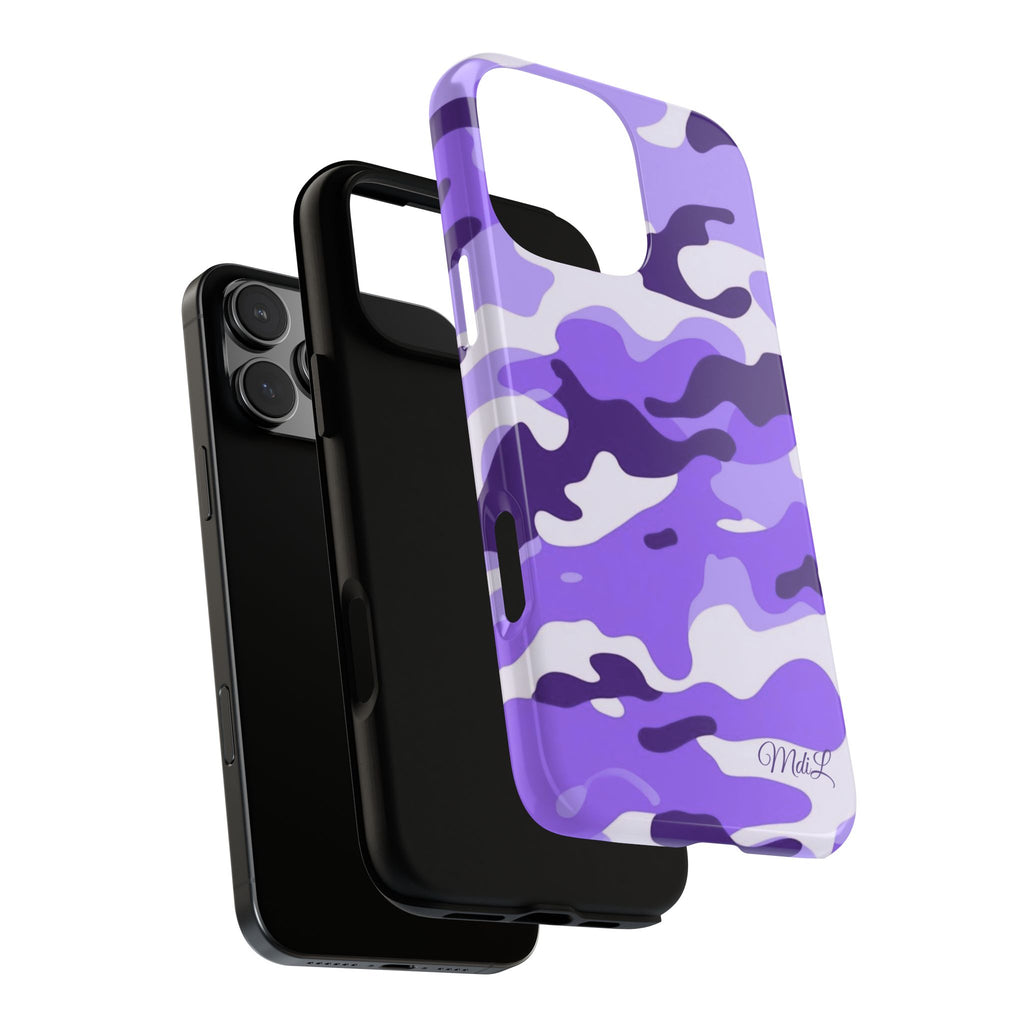 Purple Camo iPhone Case
